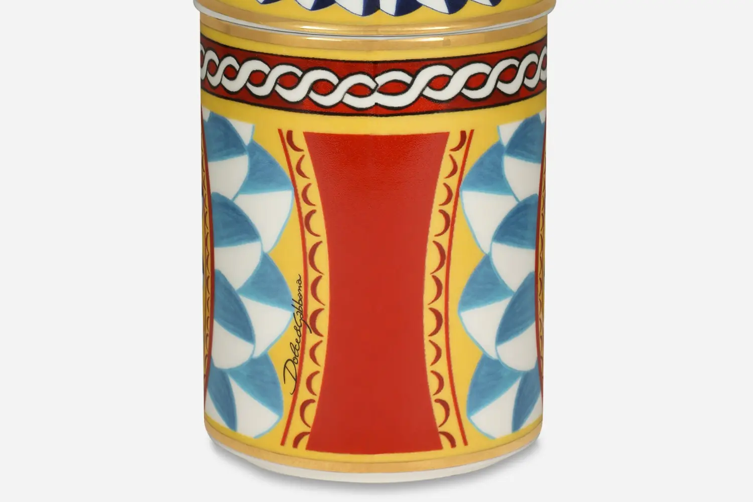 Vela Perfumada de Porcelana Carretto Sicilano4