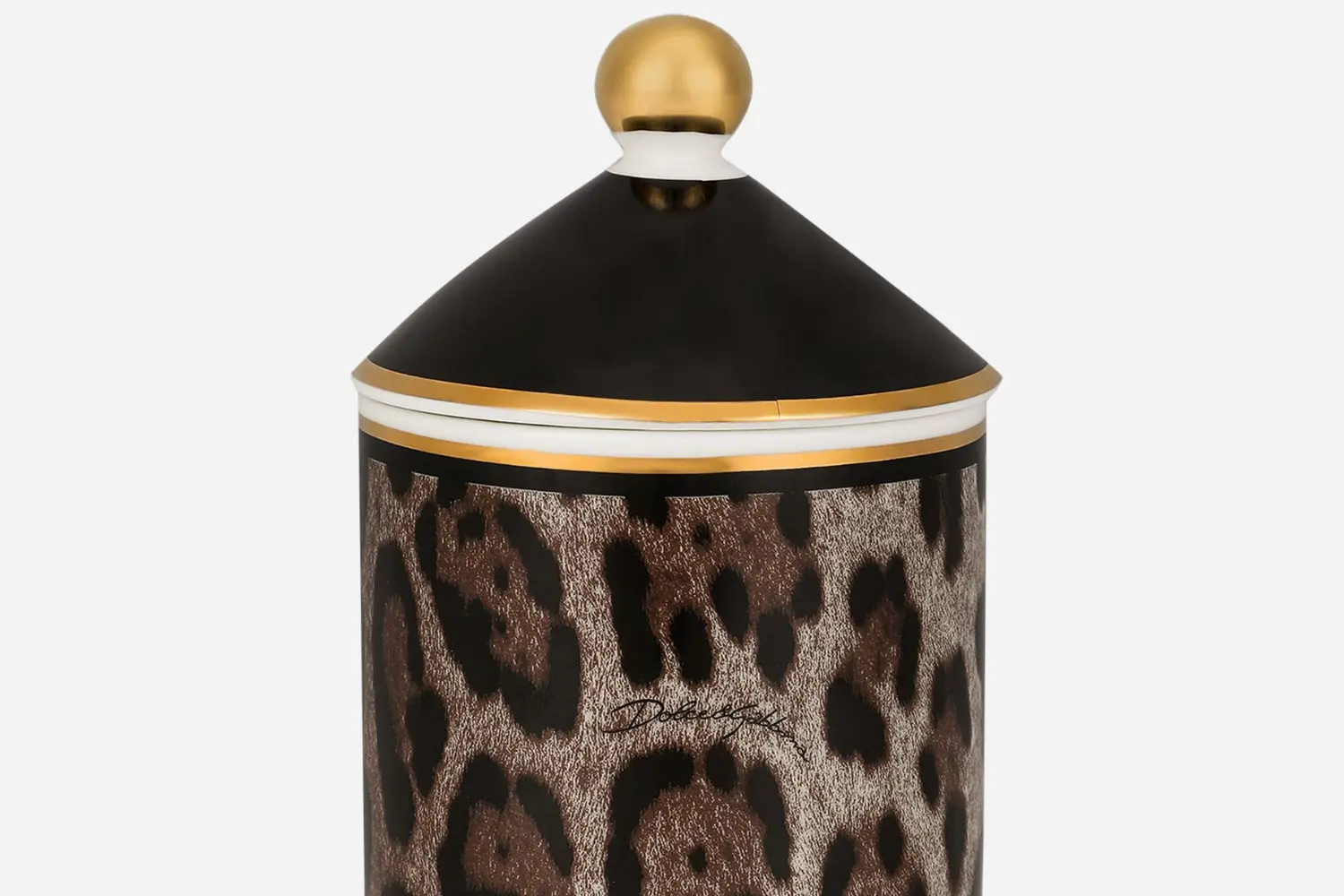 Vela Perfumada de Porcelana Leopardo1