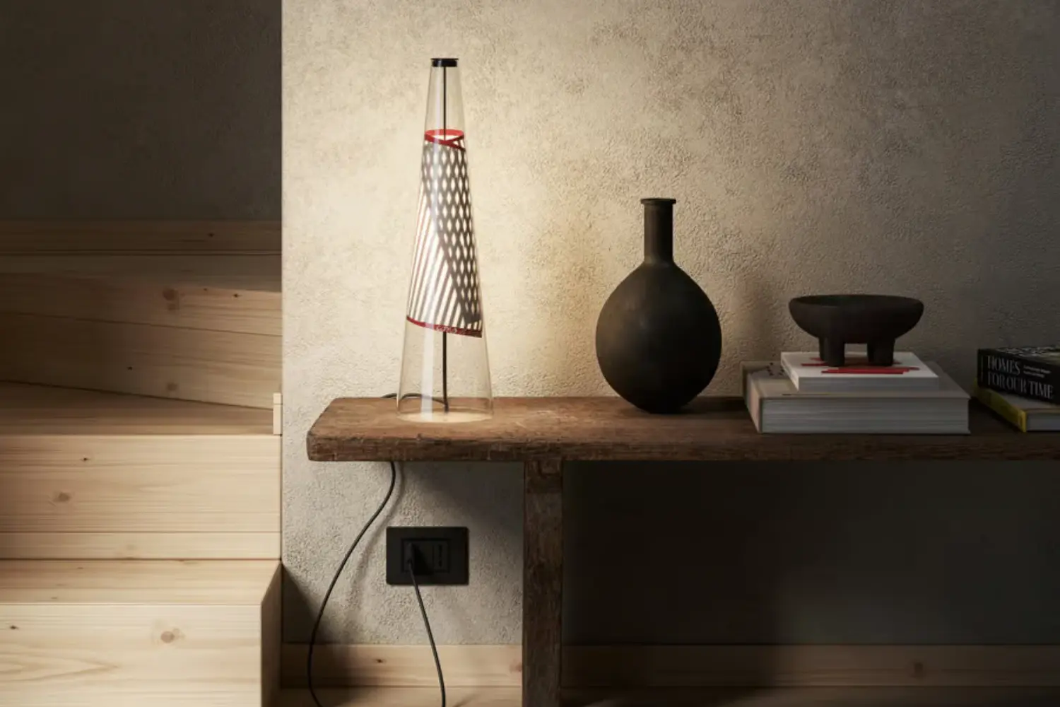 luminaria de mesa cono di luce (2)