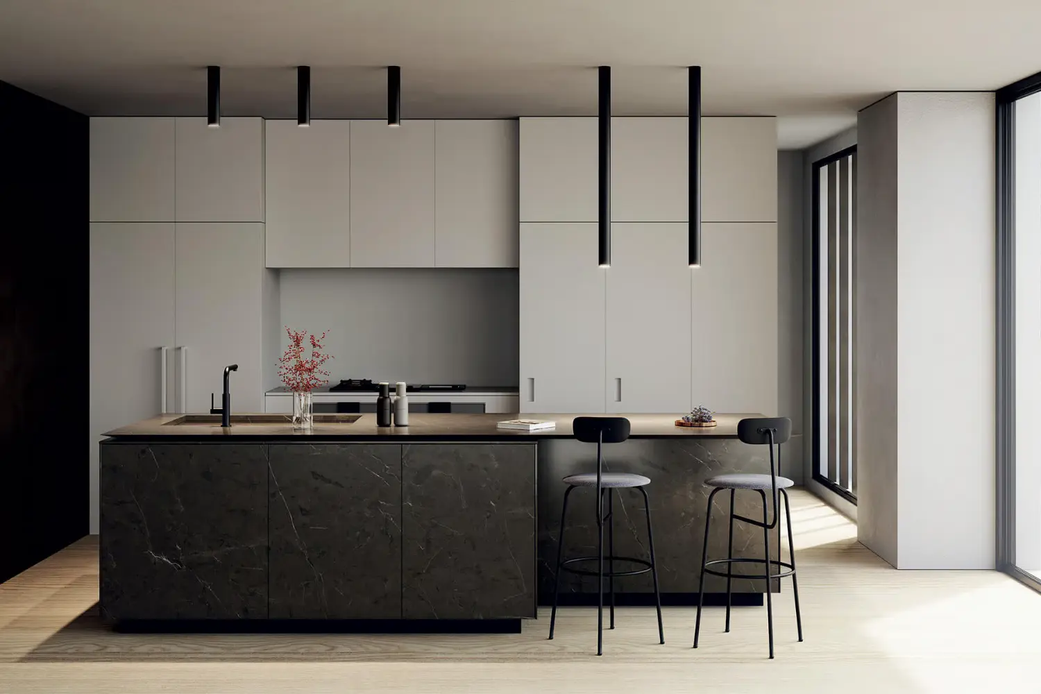 luminaria de teto a tube