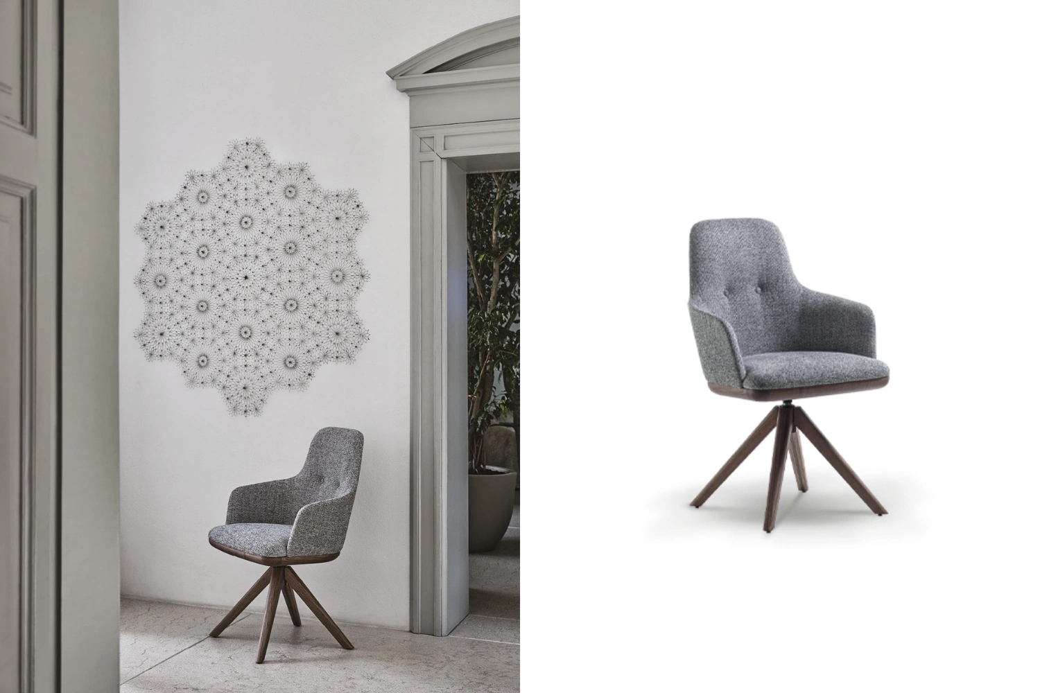 Cadeira Connie Girevole