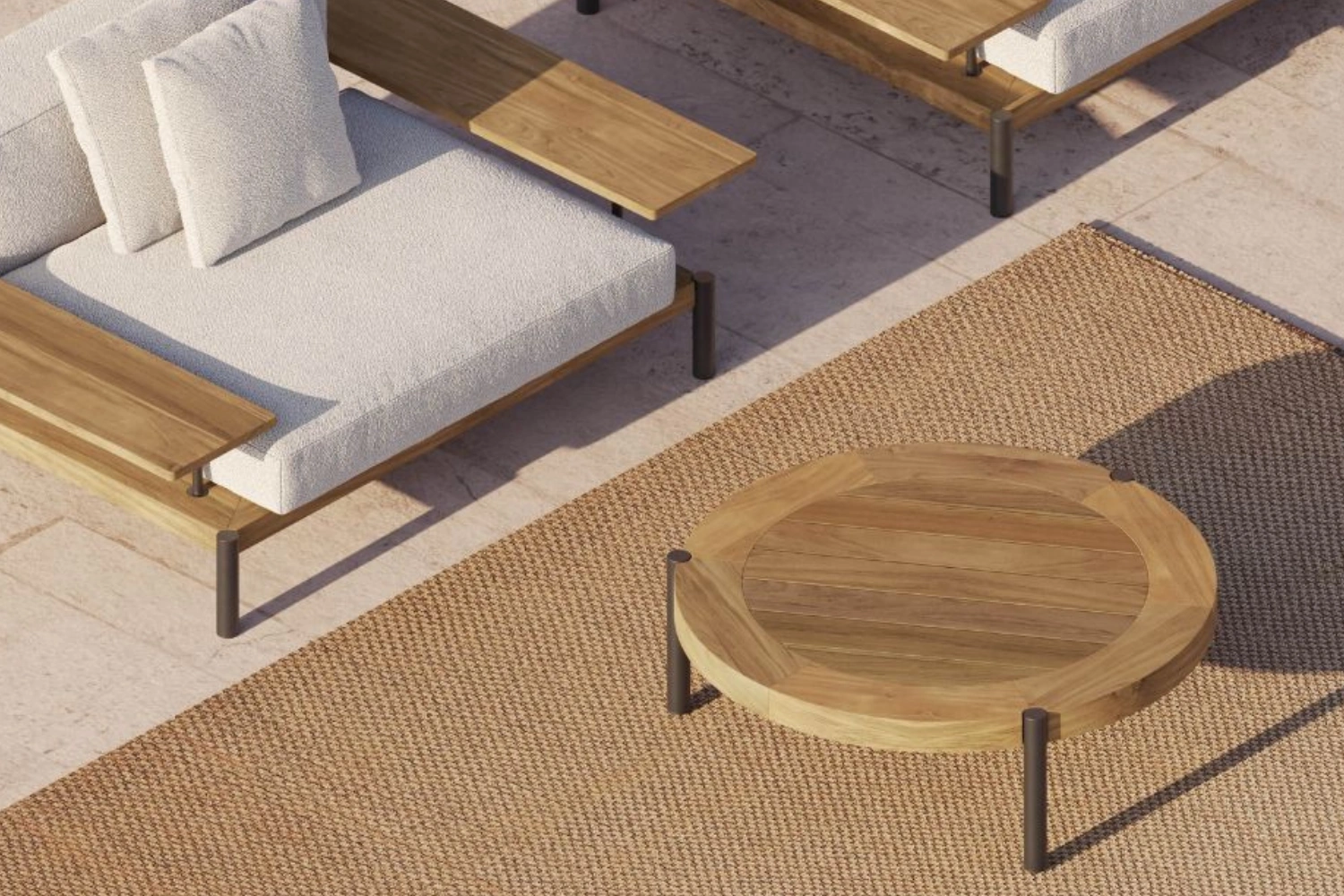 Lademadera Round coffee table Ø94 03