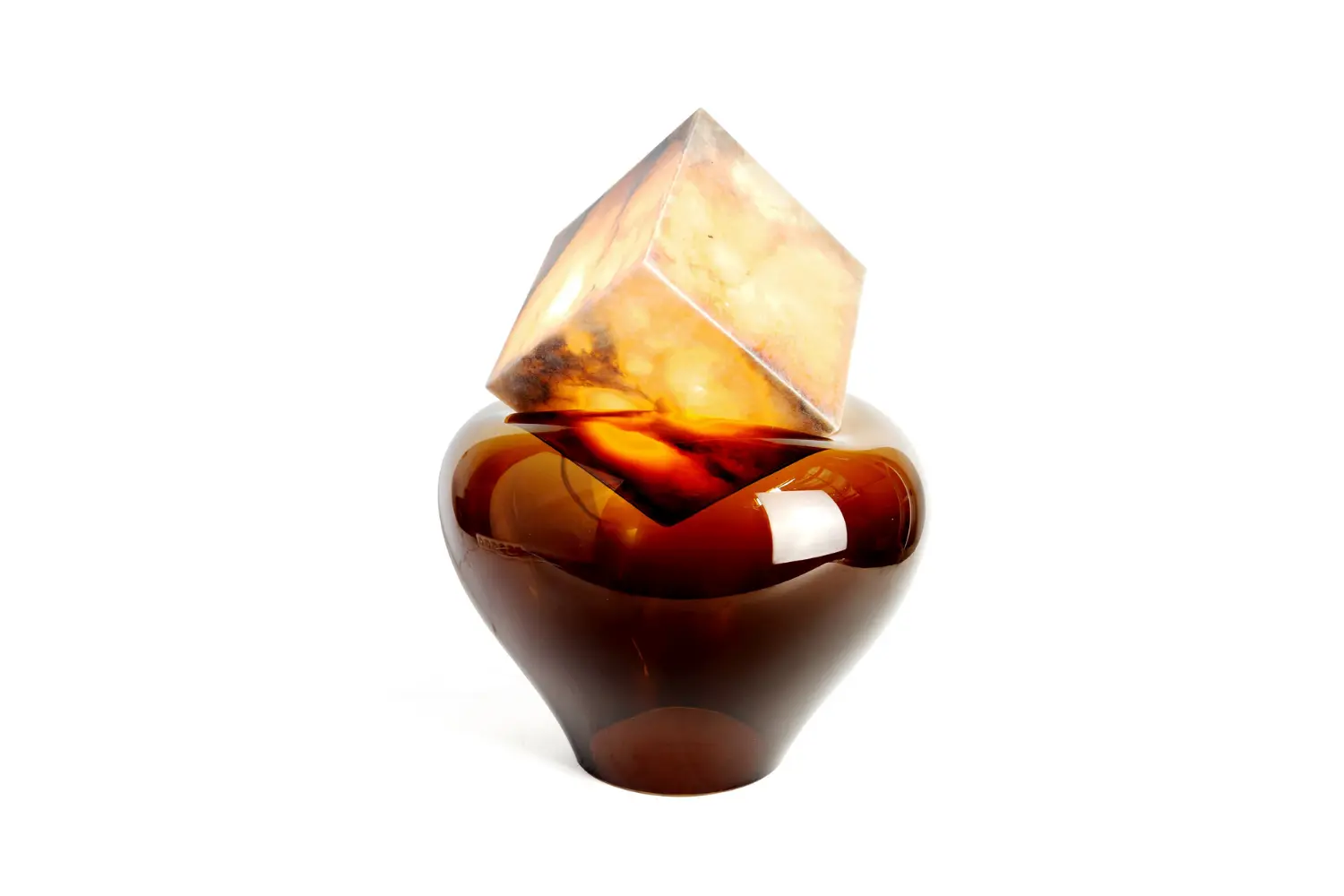 Luminária Gravity Cube Coupe2