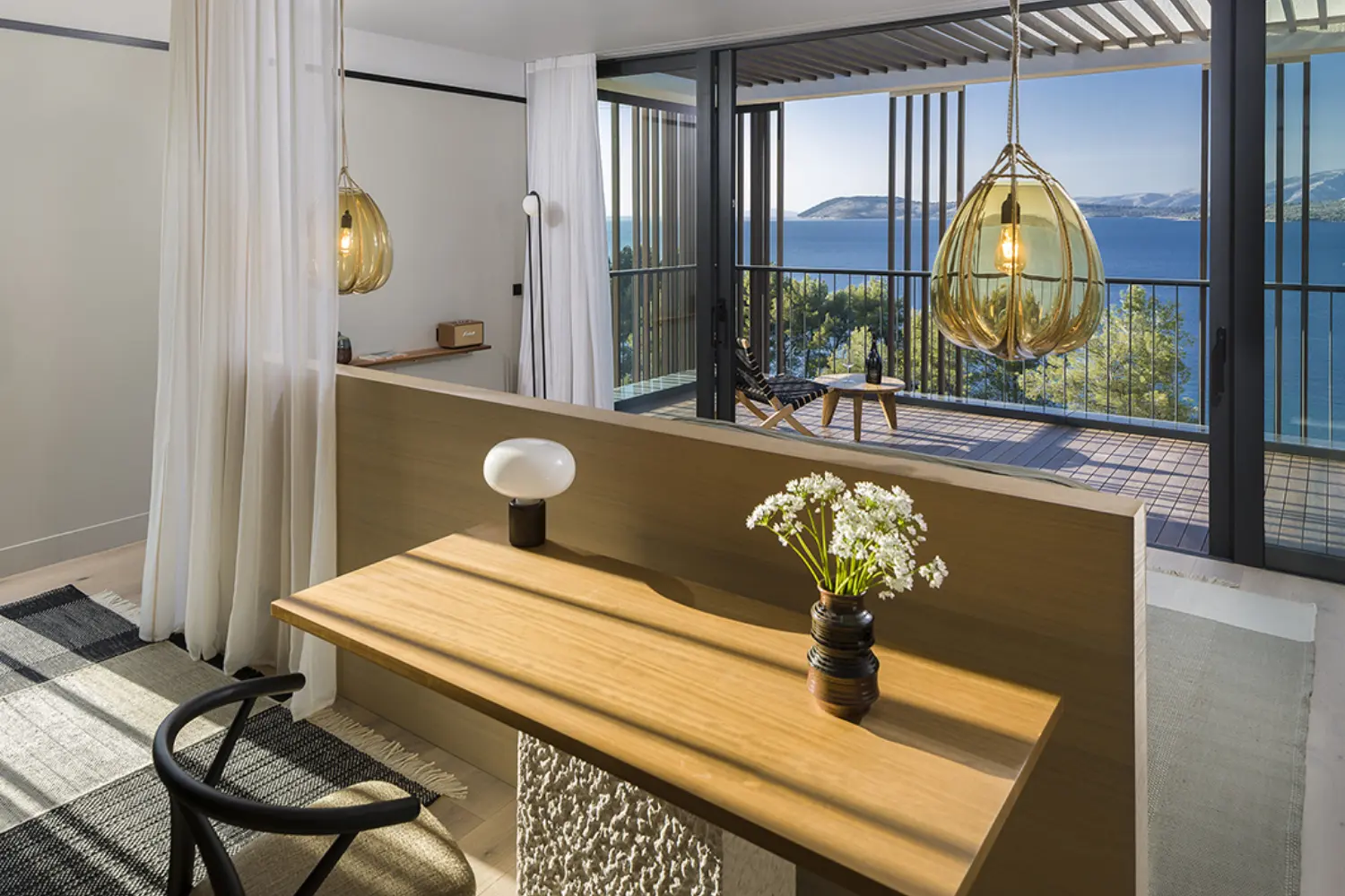 Luminária Suspensa Bundle Cuir1