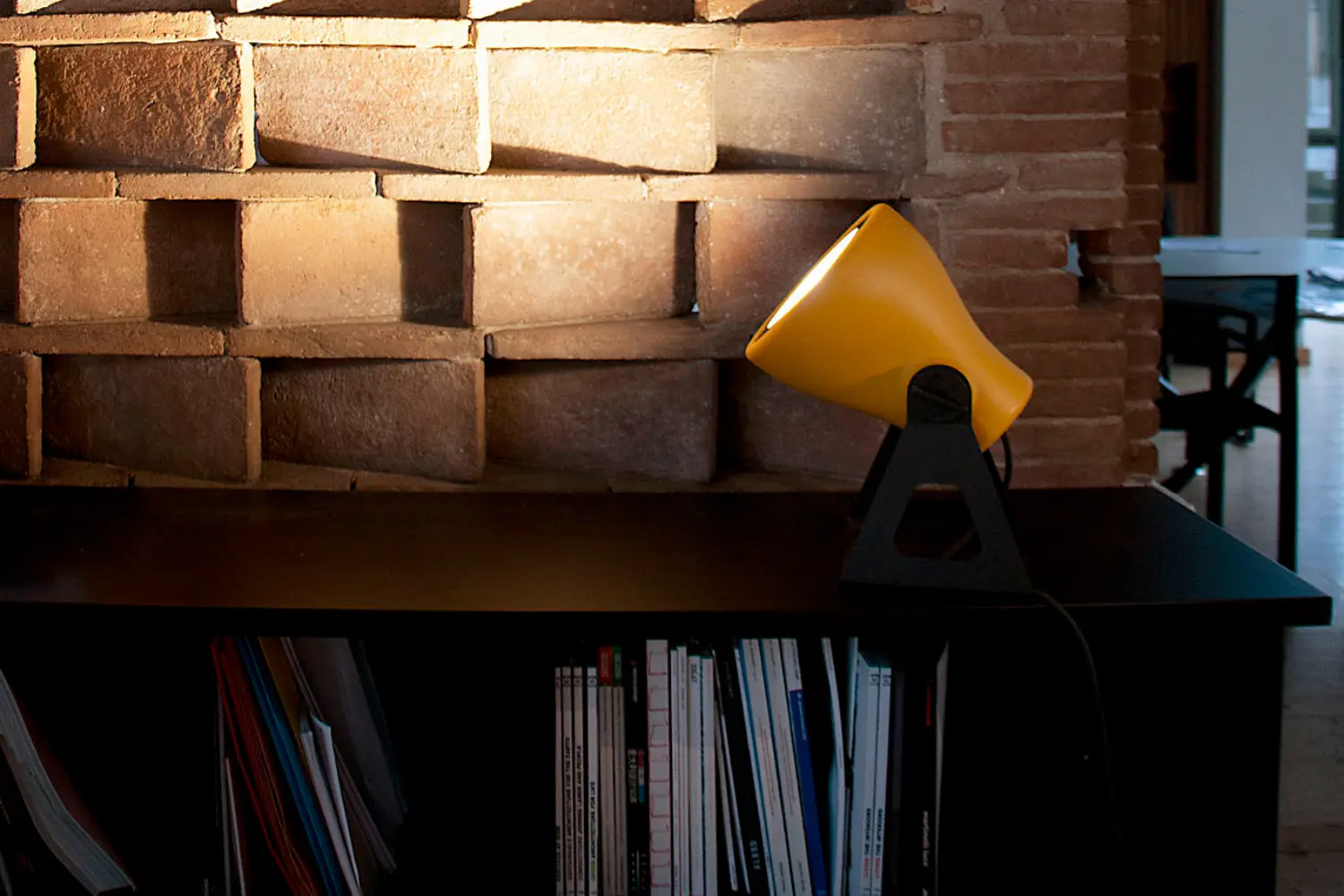 luminaria de mesa frog