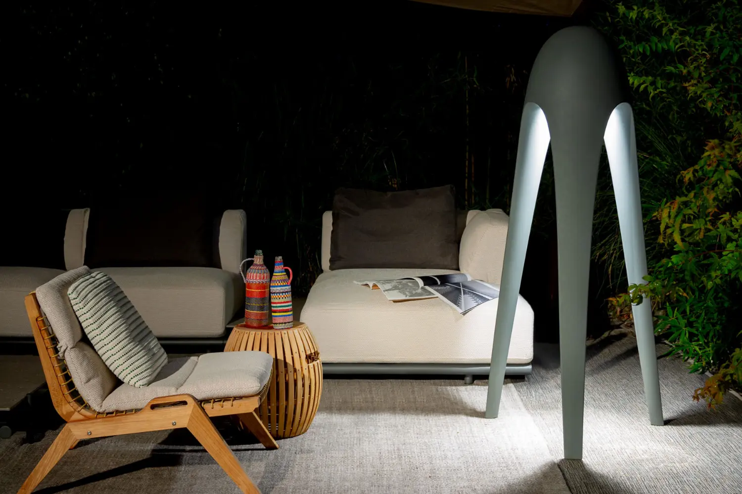 luminaria de piso cyborg