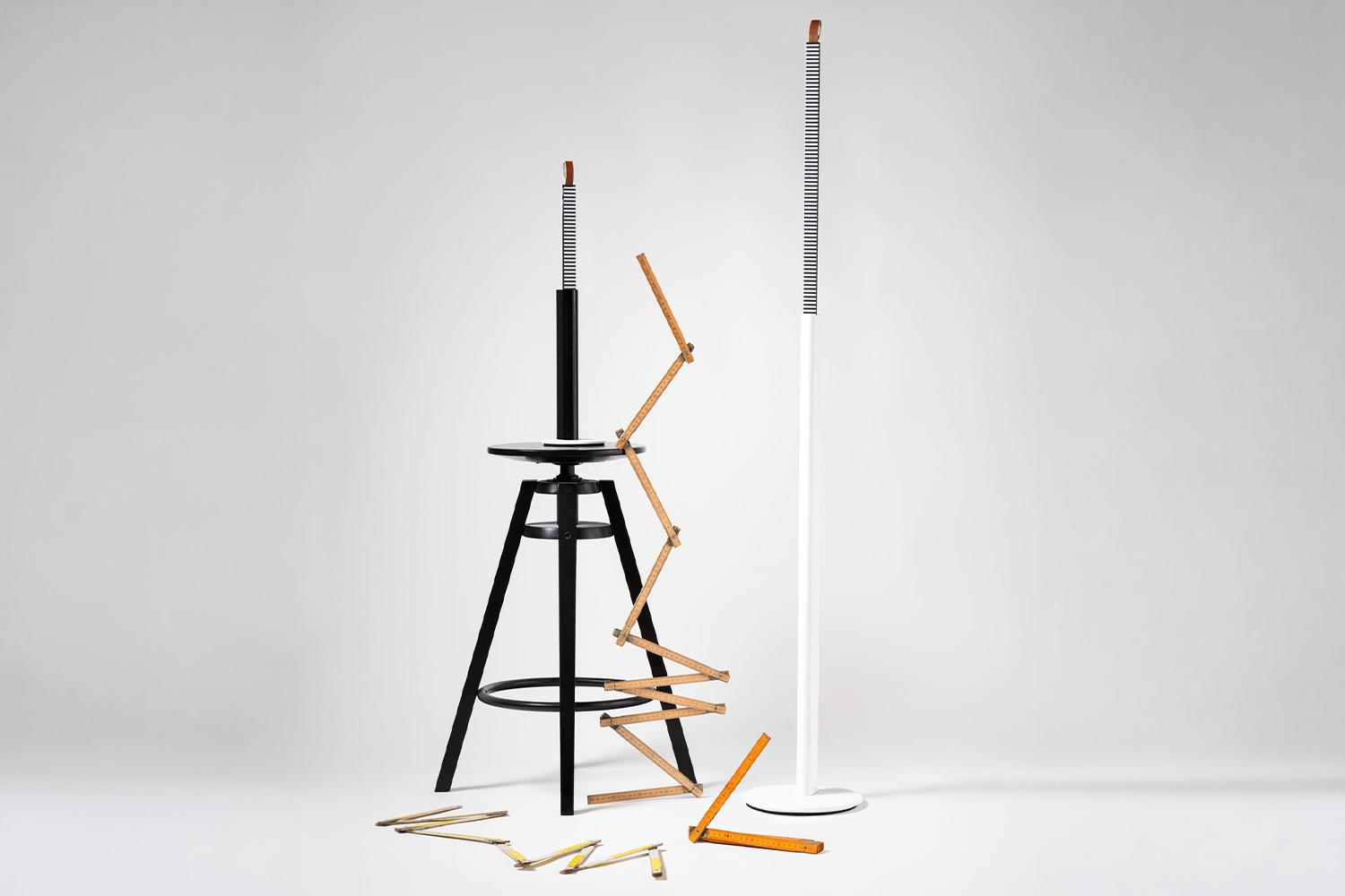 luminaria de piso metrica 8