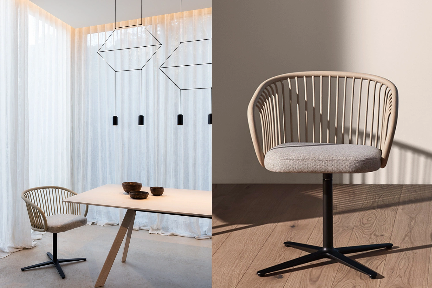 Huma swivel armchair 03