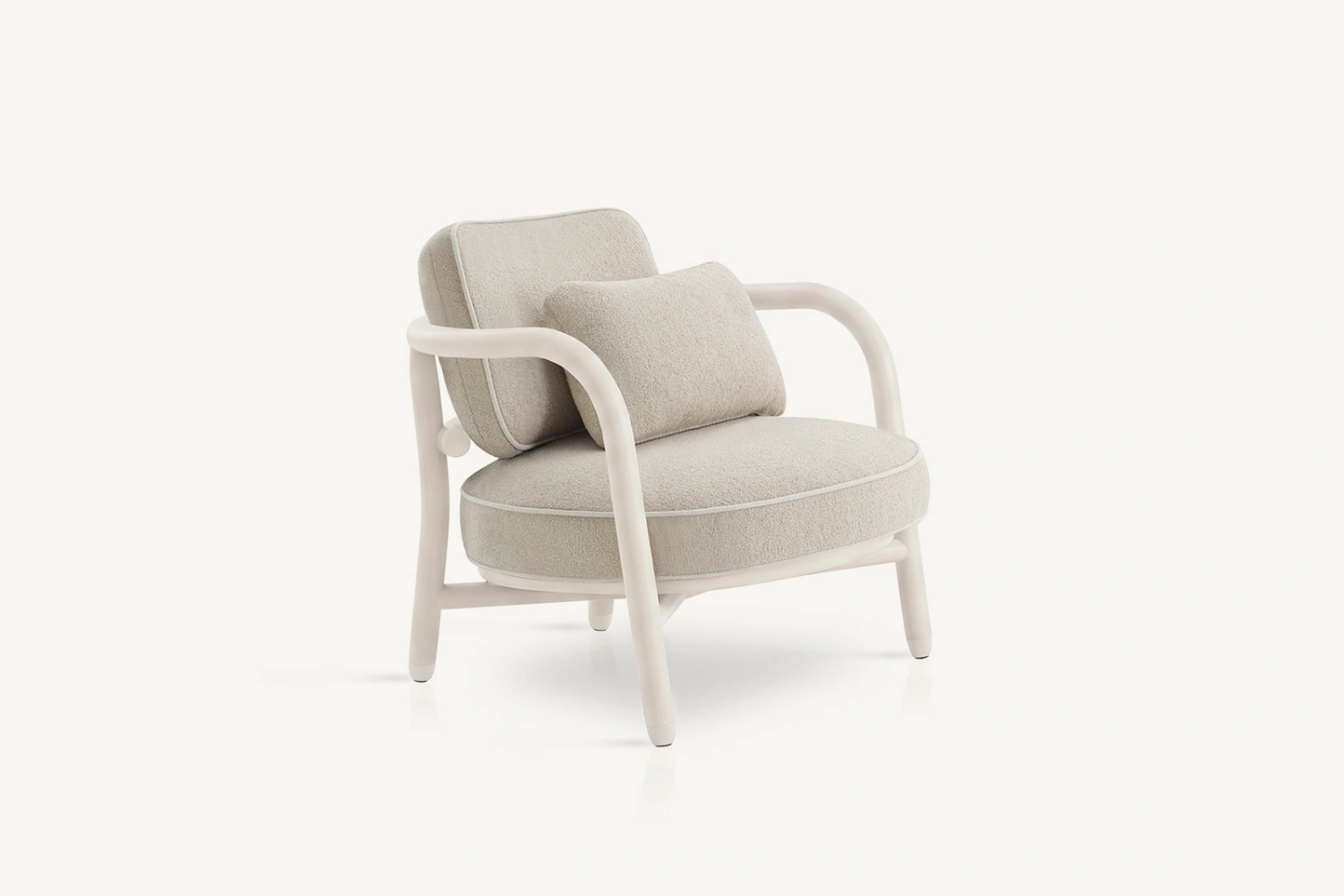Meridies armchair with aluminum frame 01