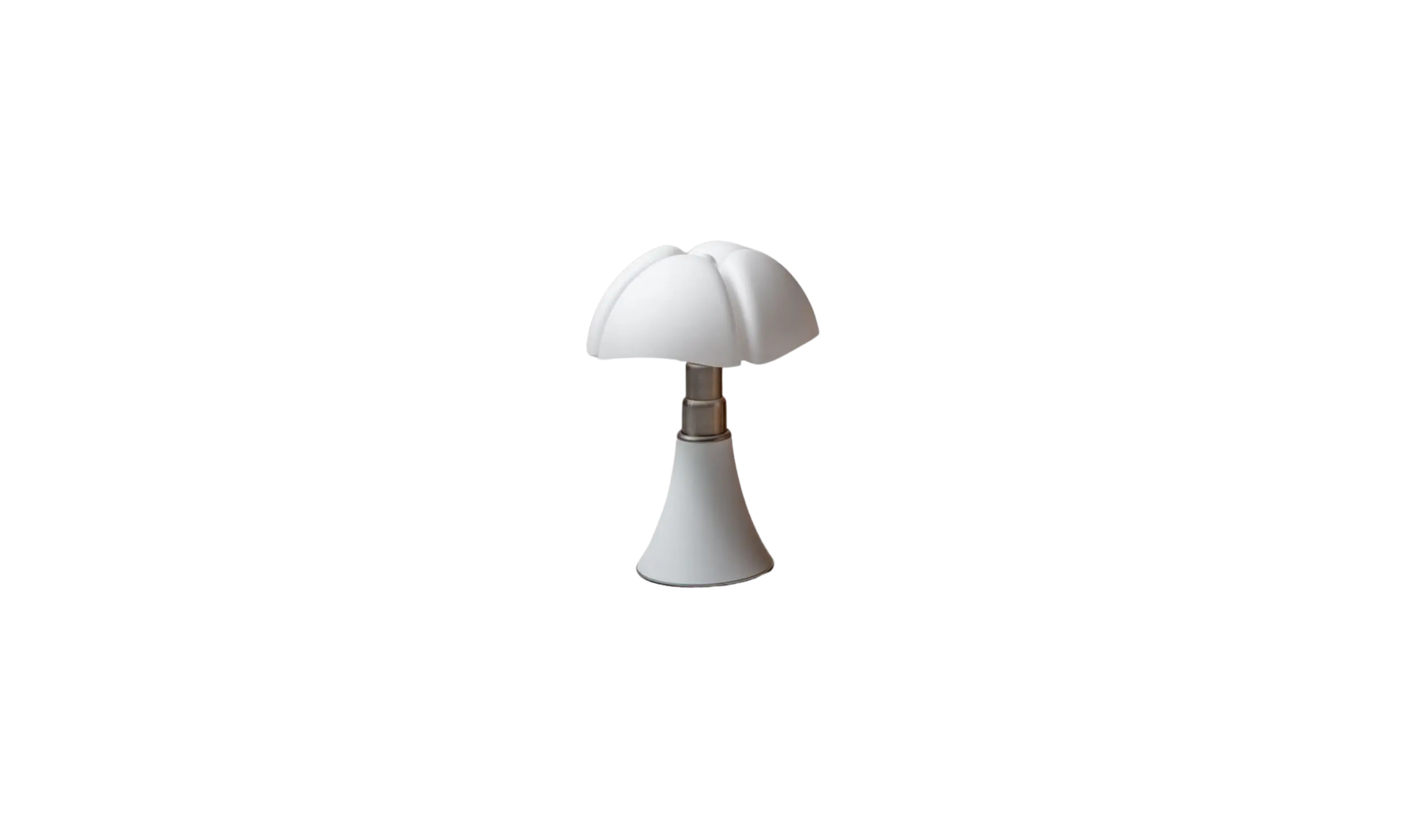 luminaria de mesa pipistrello white matt