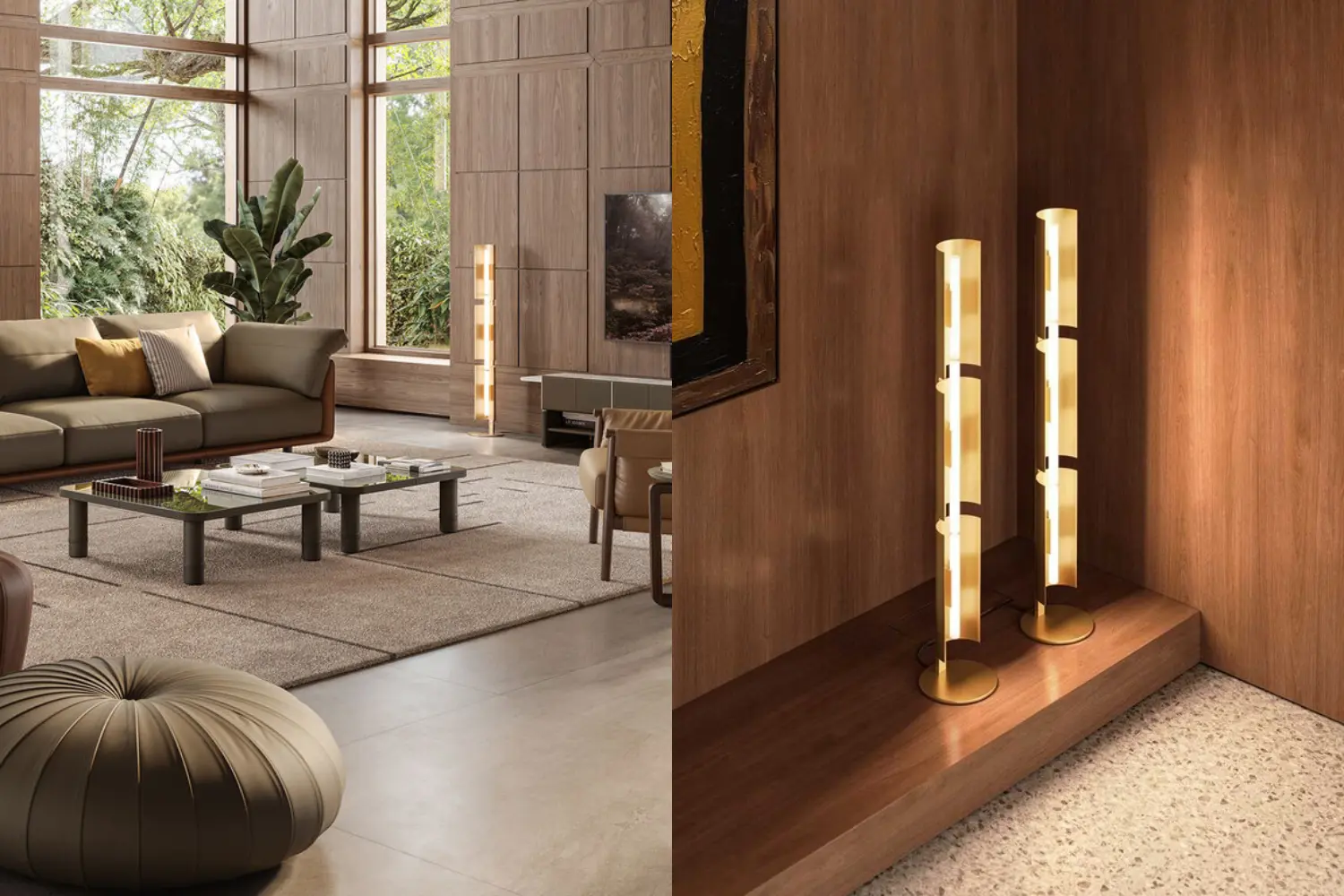 Luminária de Piso Gio Ponti Oro2