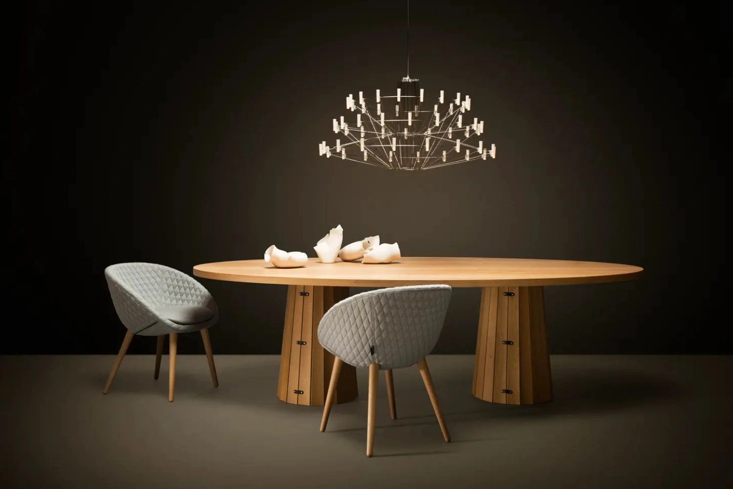 mesa de jantar container oval 2