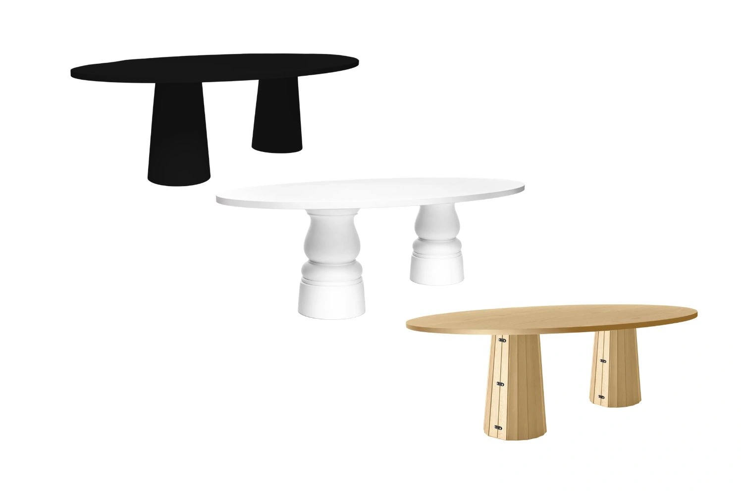 mesa de jantar container oval 3