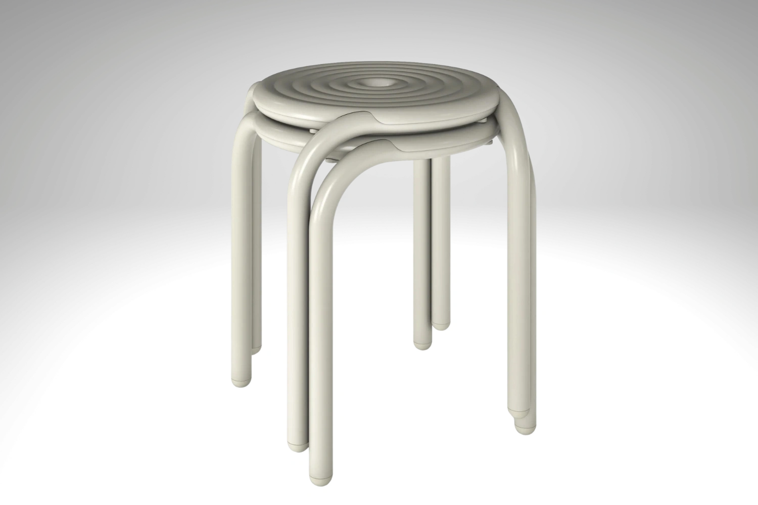 Groove Outdoor Stool 03
