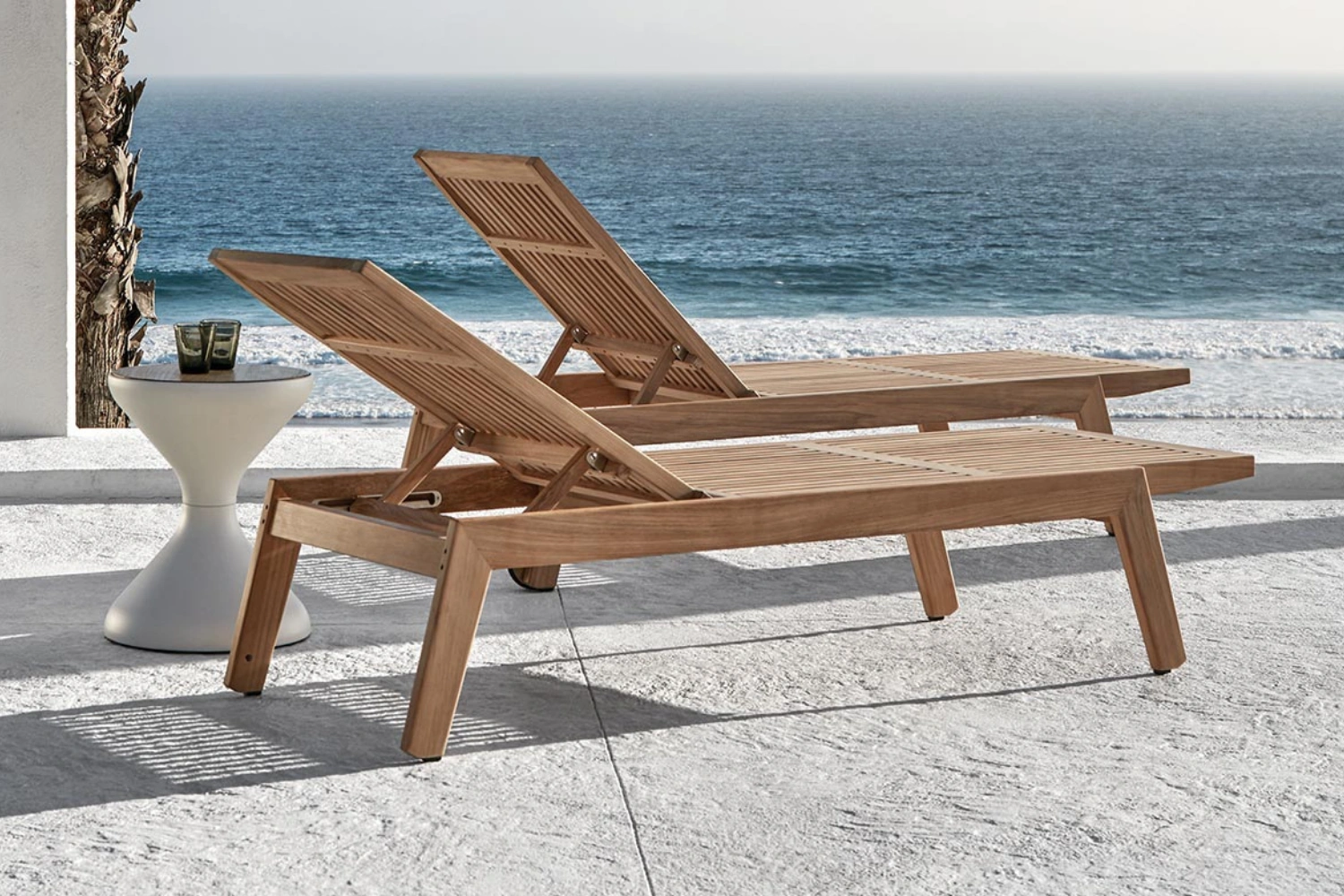 Solana Teak Lounger 04