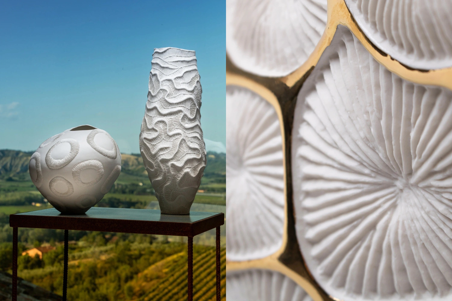 Vaso Fossilia Moonstone 1