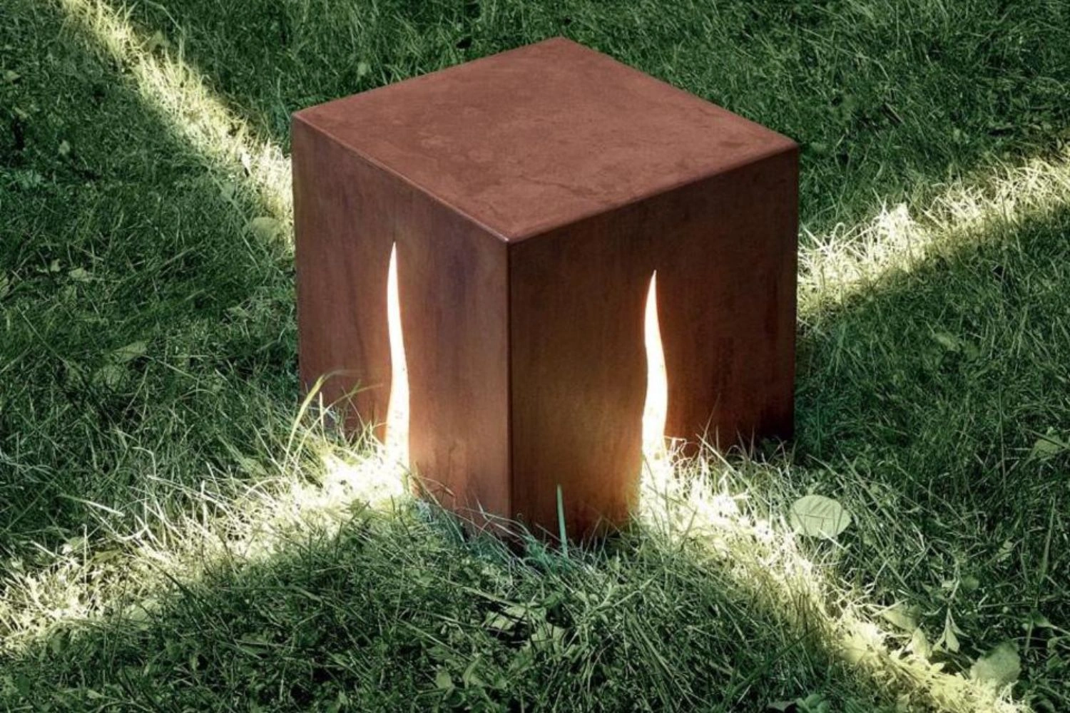 luminaria de piso granito 2