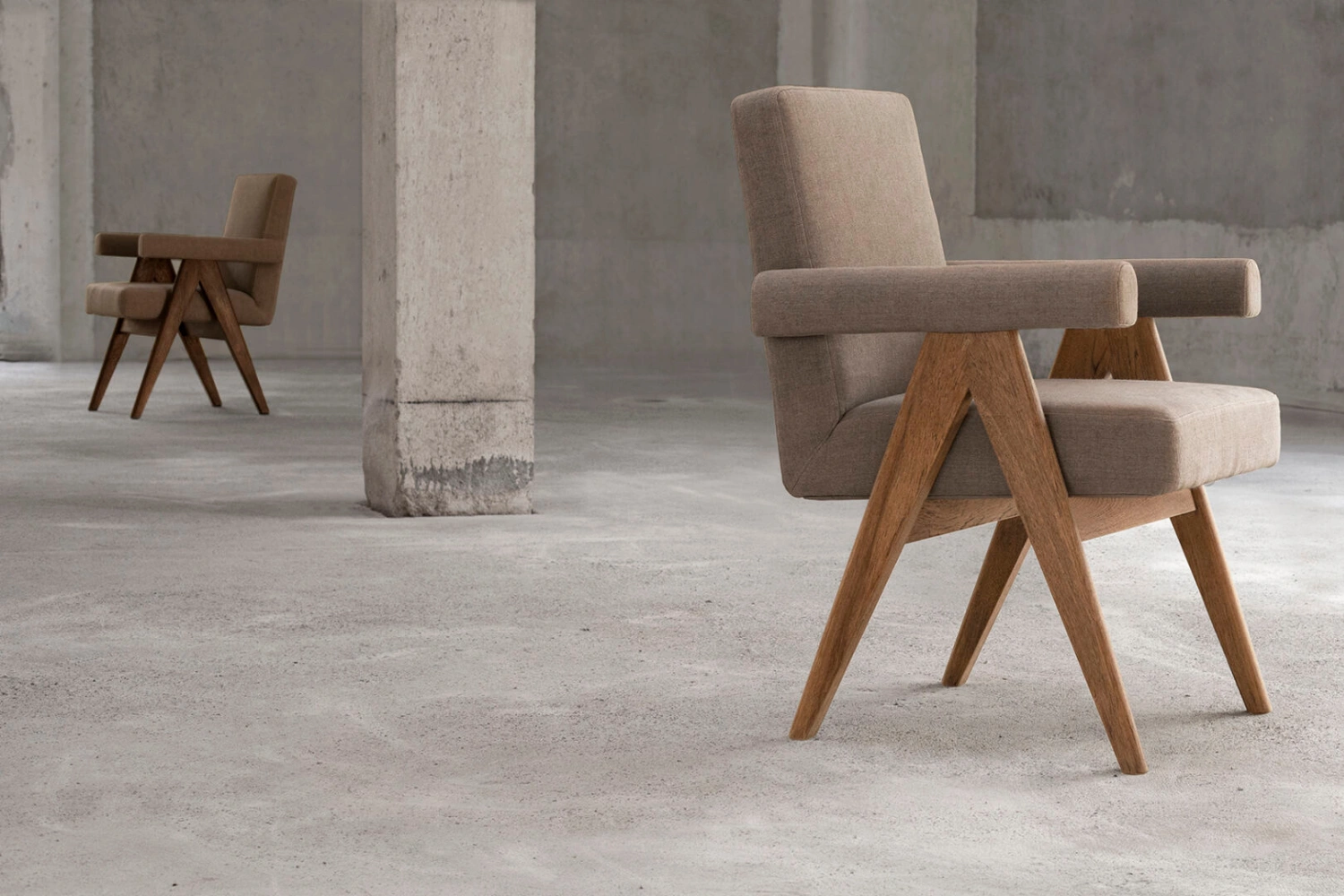 Cadeira Upholstered Office Zanav 3