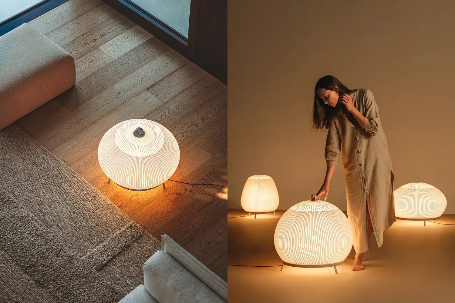 Luminaria de Piso Knit