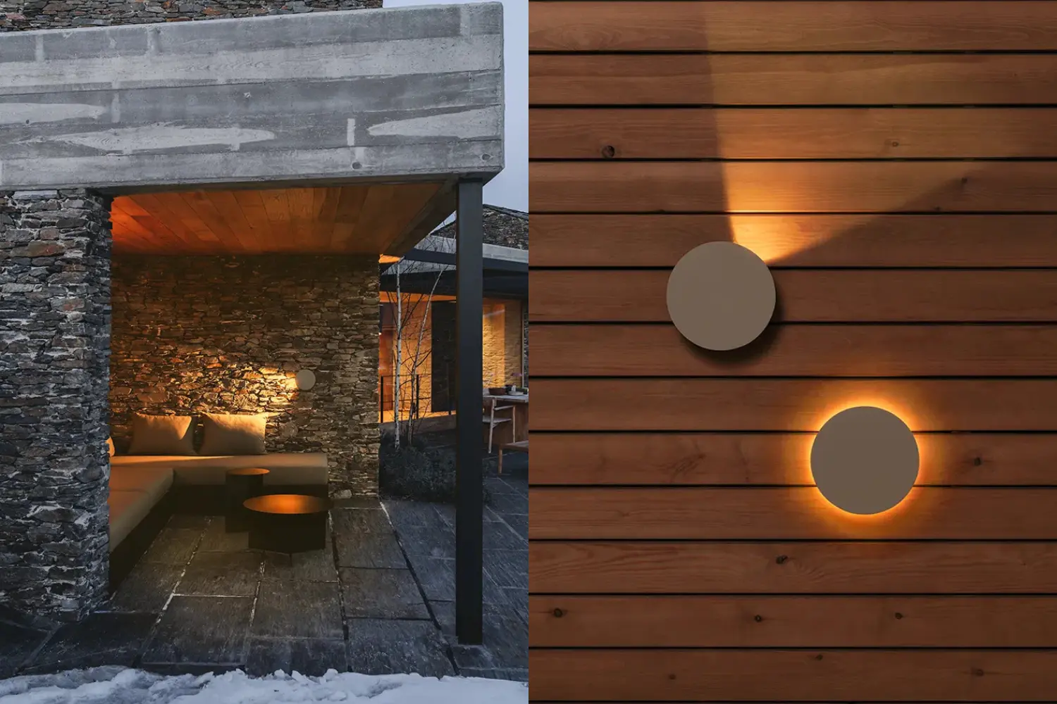 arandela dots outdoor