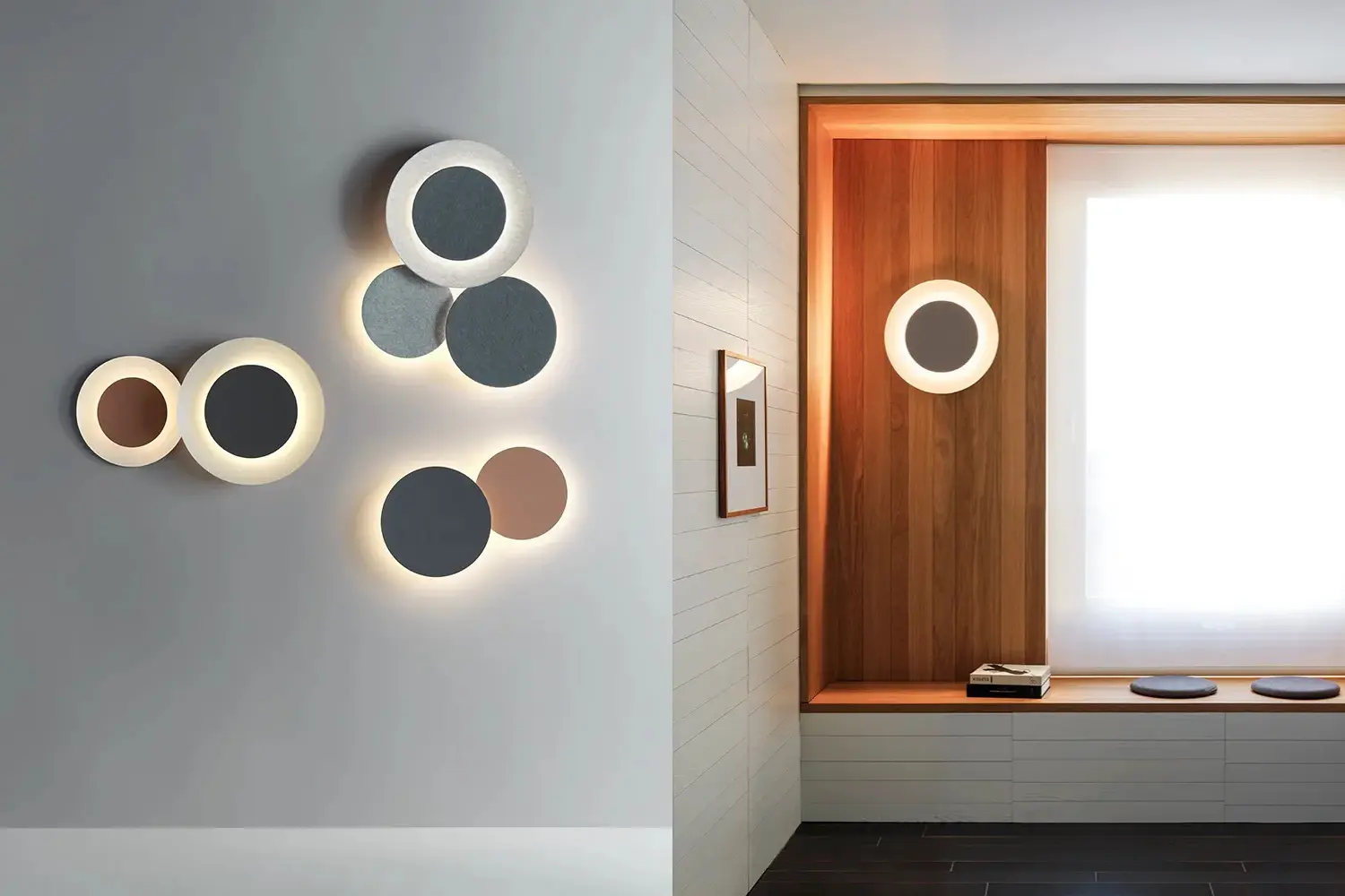 arandela puck wall art
