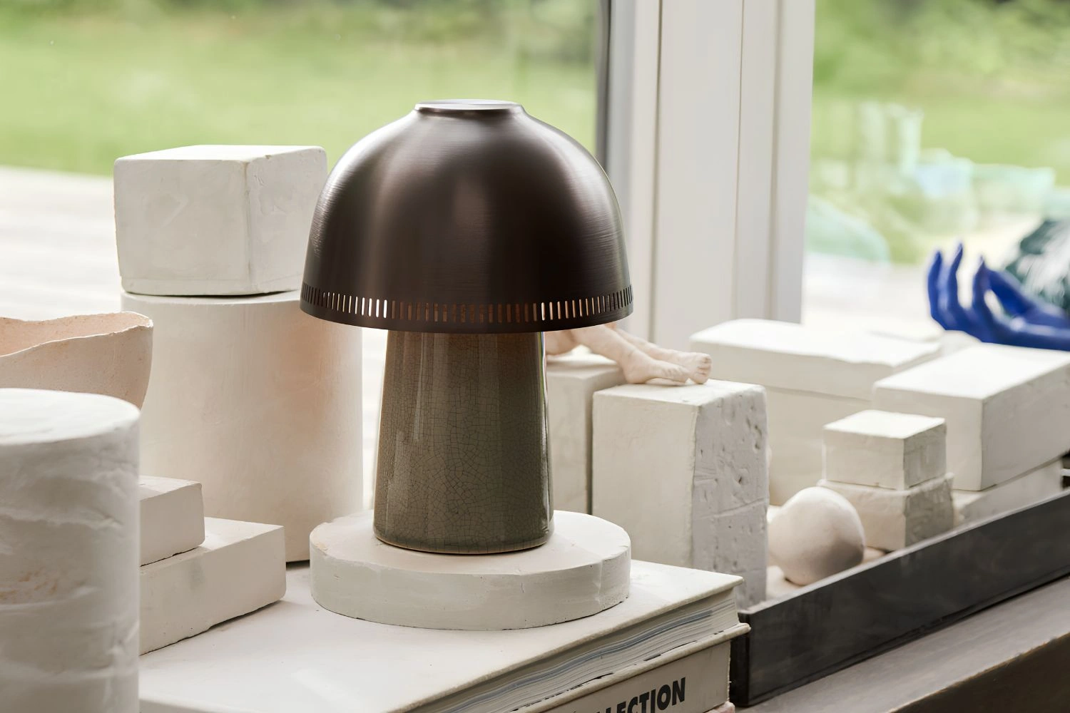luminaria de mesa raku 2