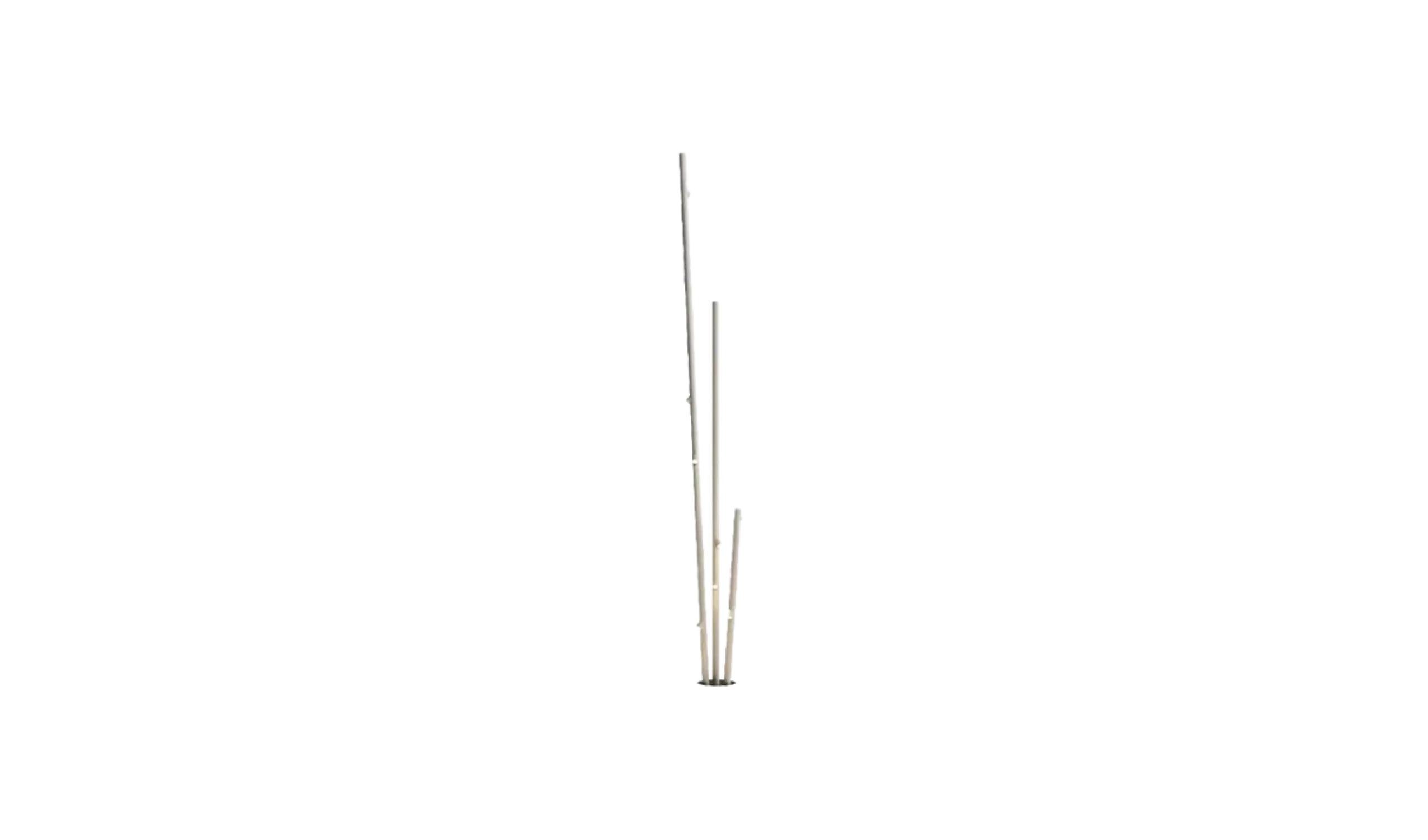 luminaria de piso bamboo