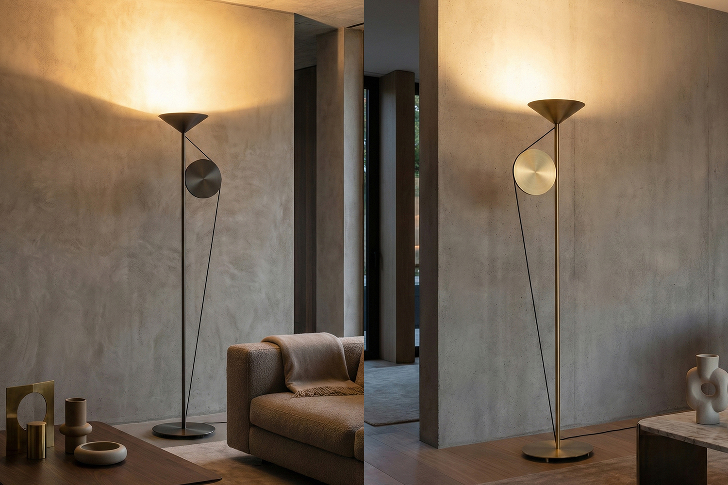 luminaria de piso cercle et trait (2)