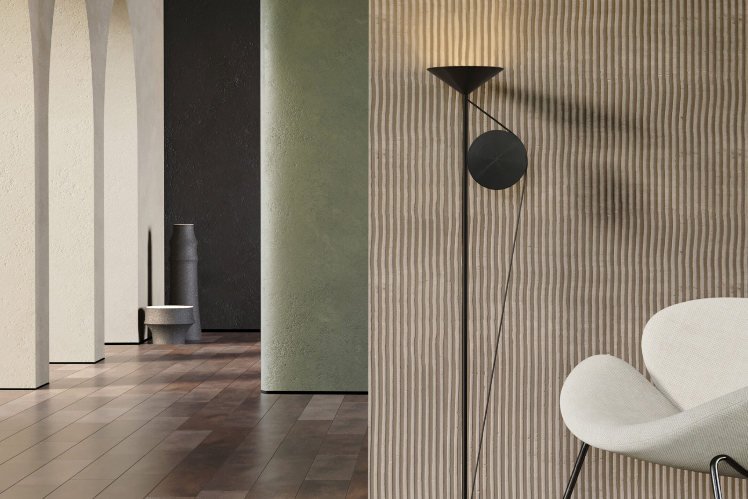 luminaria de piso cercle et trait (3)