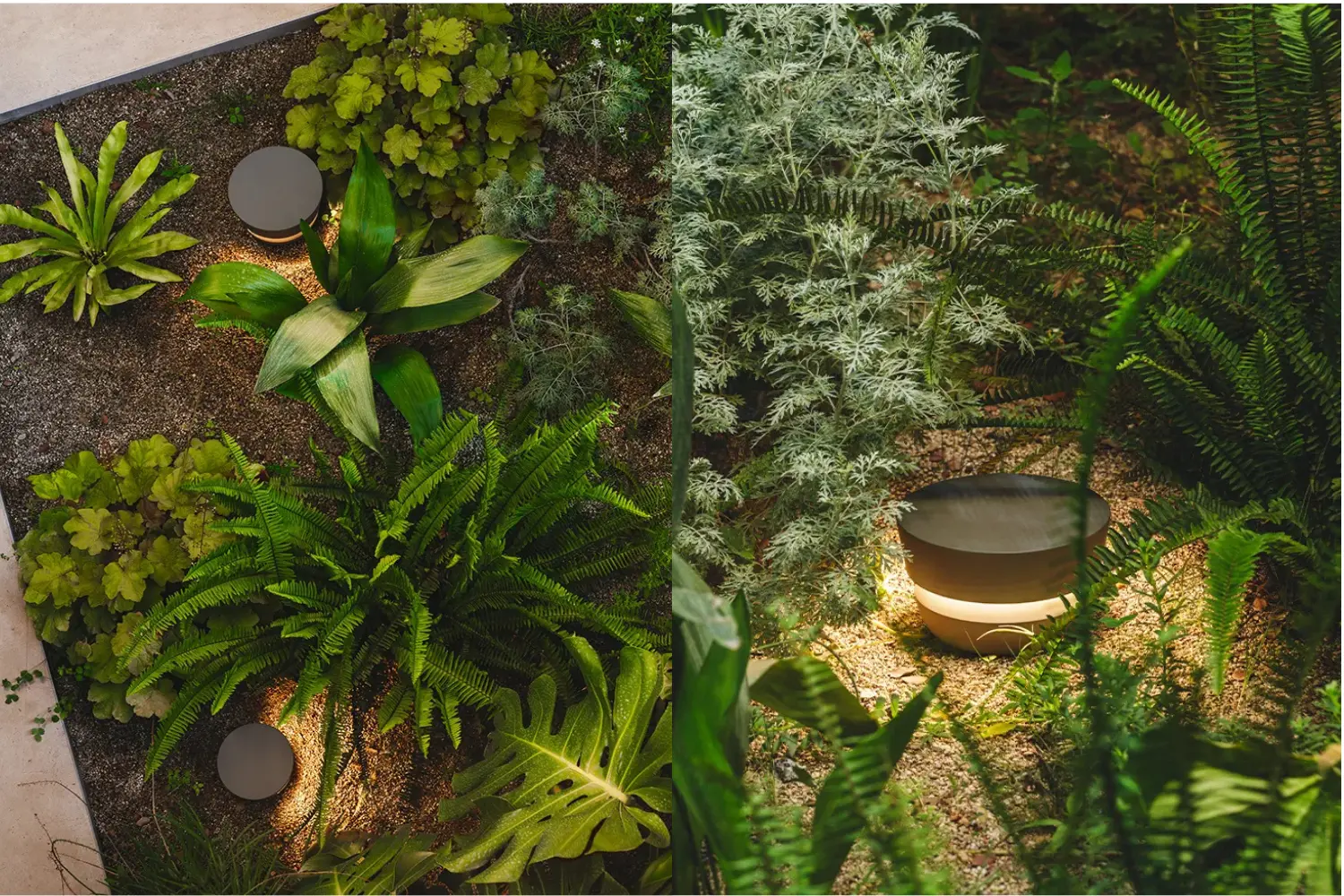 luminaria de piso dots outdoor