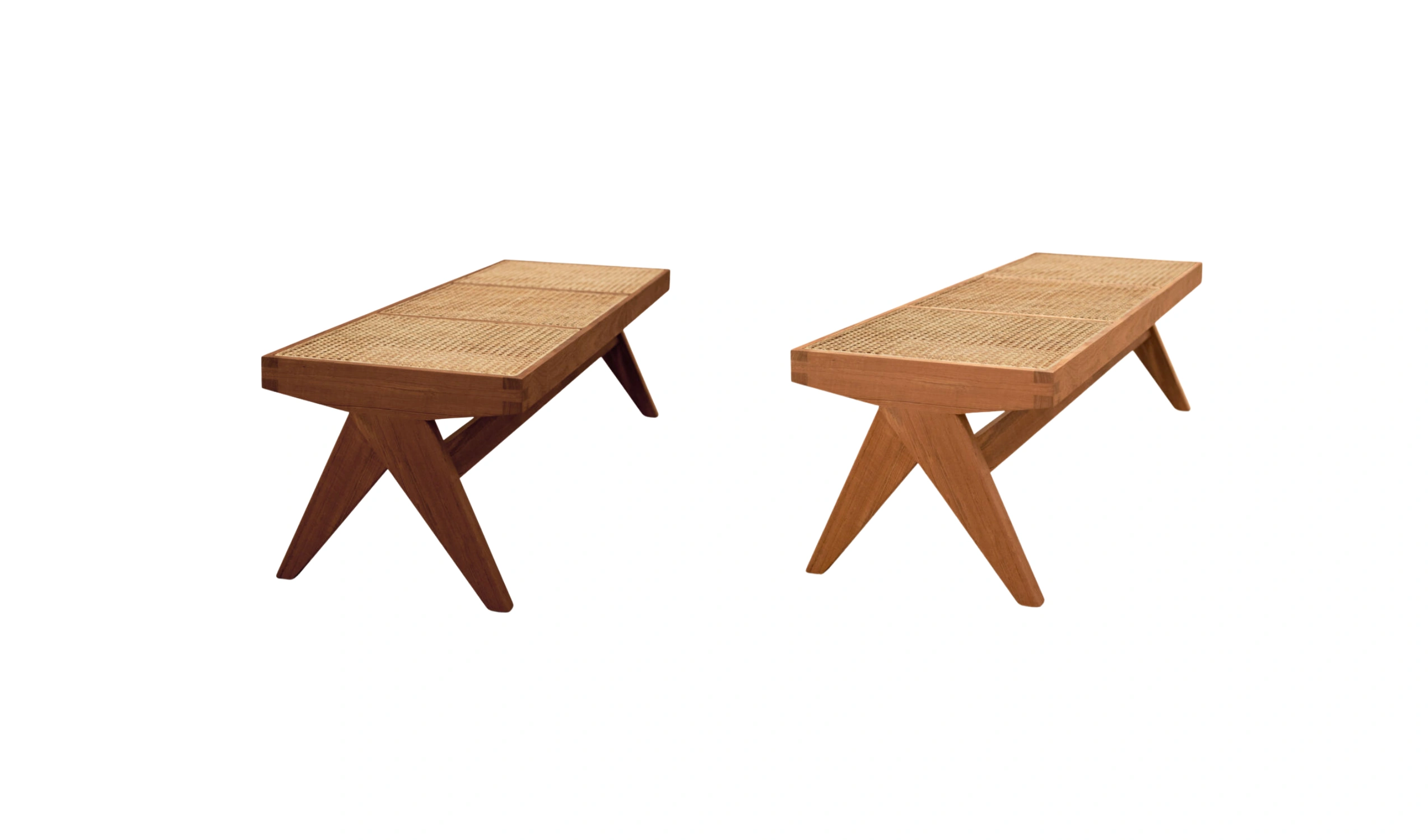 Banco Teak and Cane
