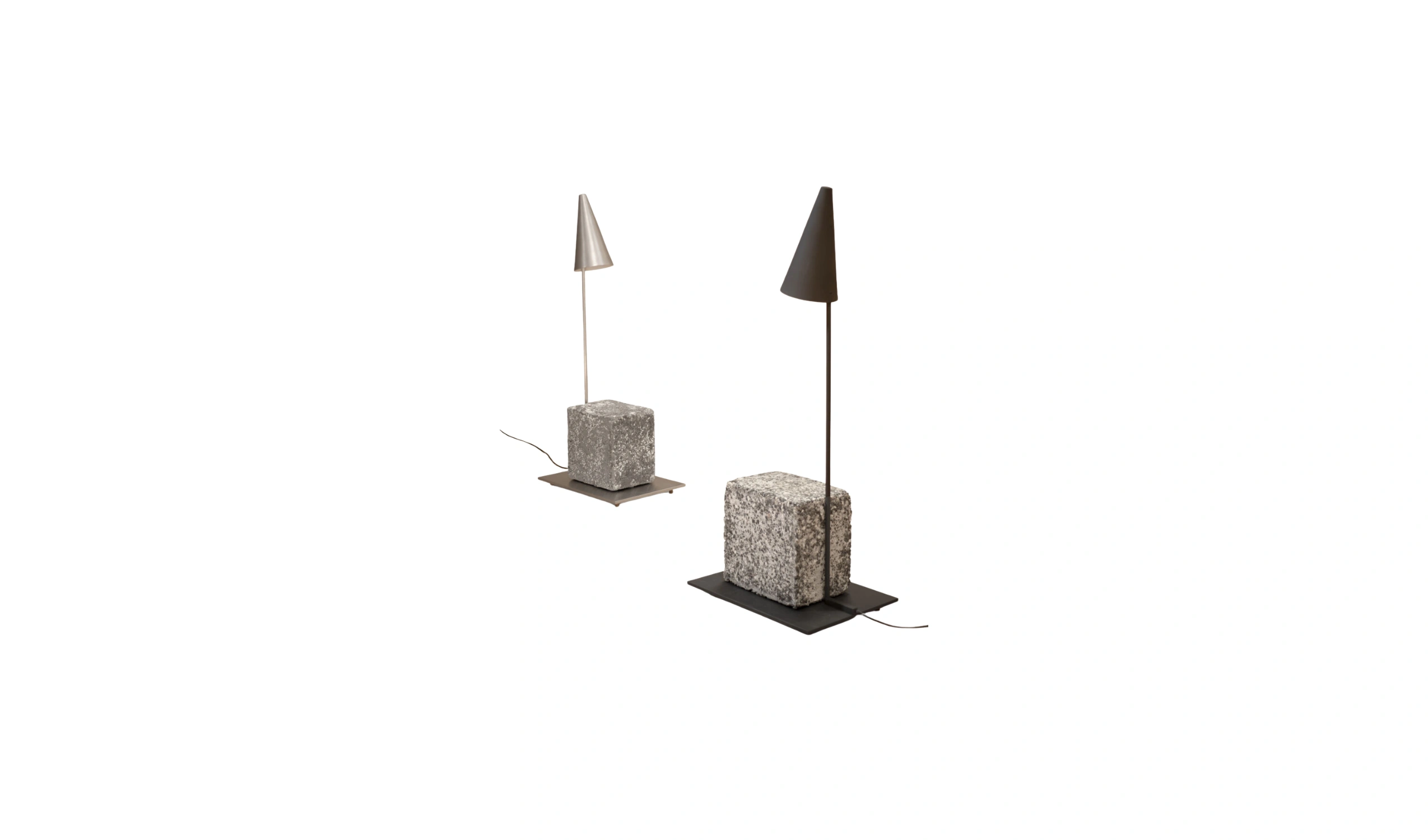 Luminária de Mesa Metal and Stone