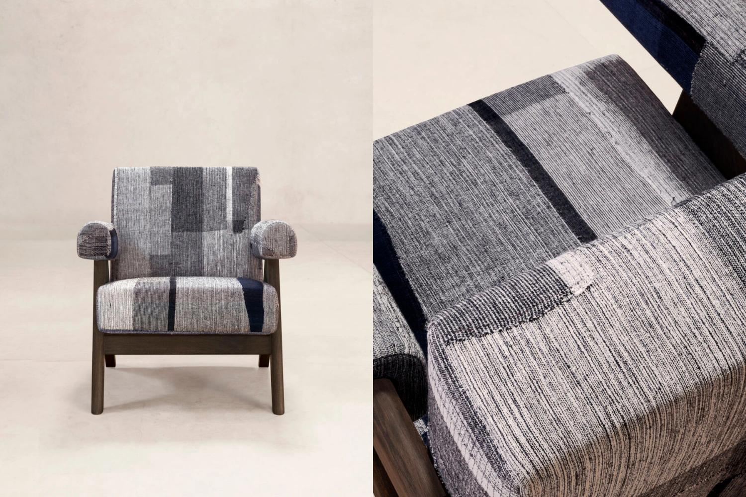 Poltrona Upholstered Easy KeSa Indigo 1