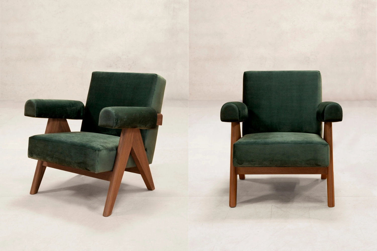 Poltrona Upholstered Easy Velvet Upholstery 1