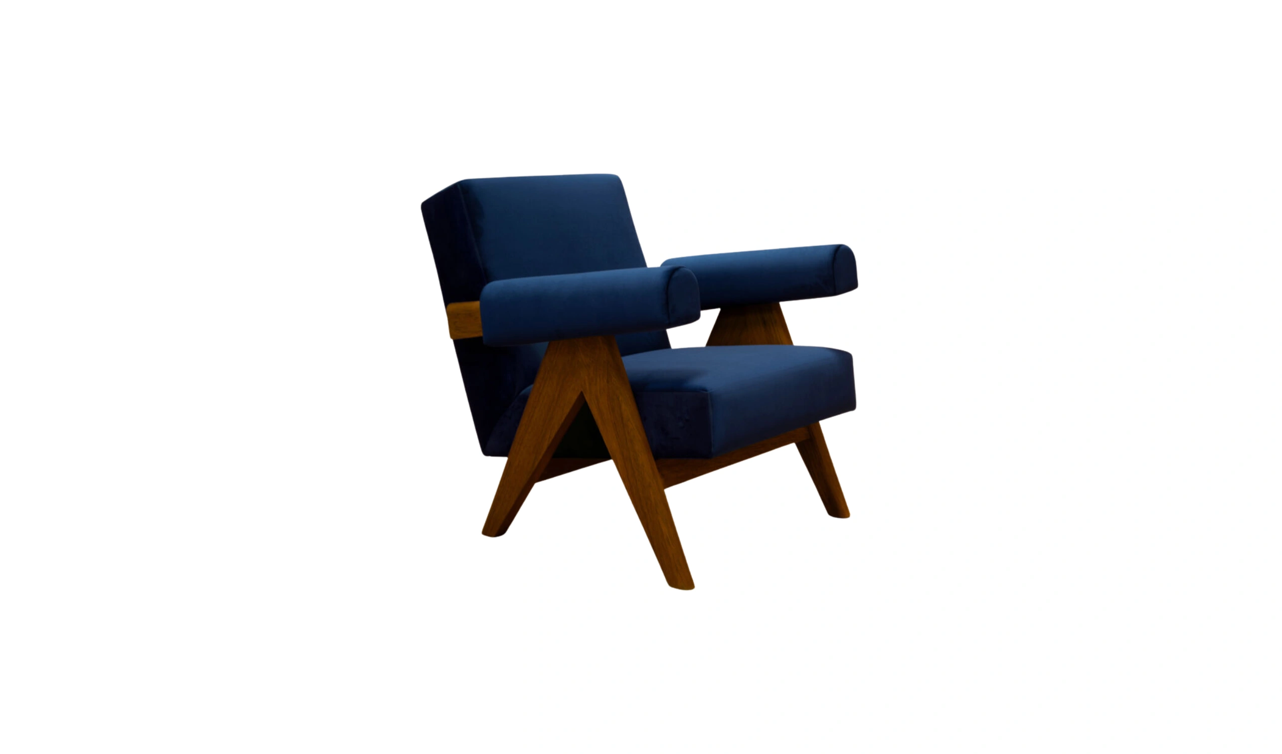 Poltrona Upholstered Easy Velvet Upholstery
