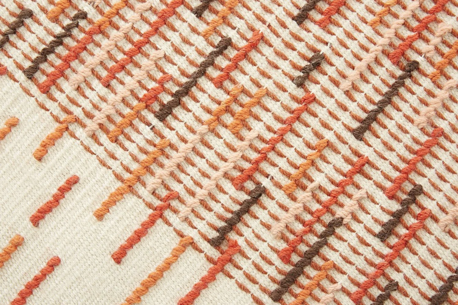 Tapete BACKSTITCH RUG BUSY BRICK 03