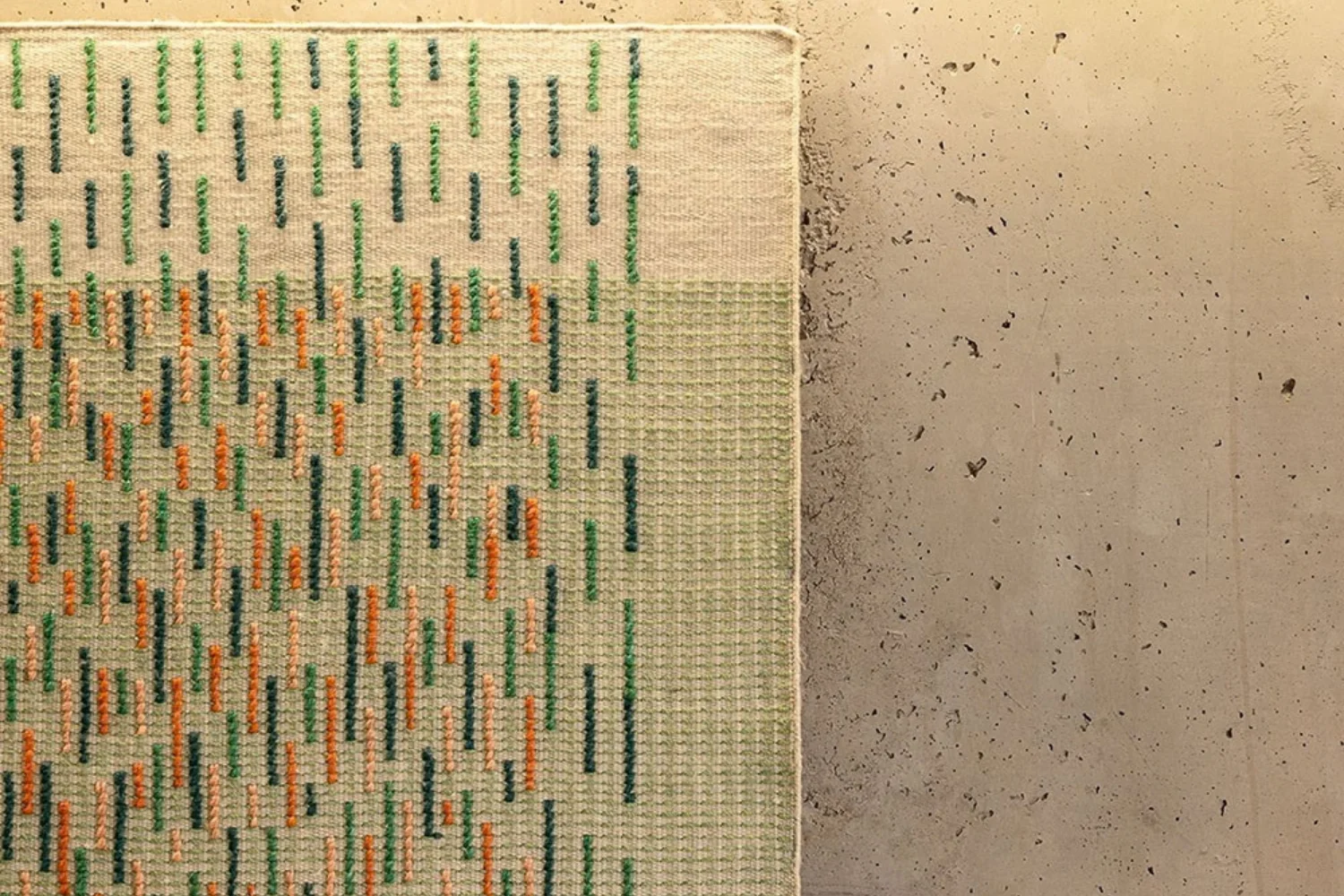 Tapete BACKSTITCH RUG BUSY GREEN 04