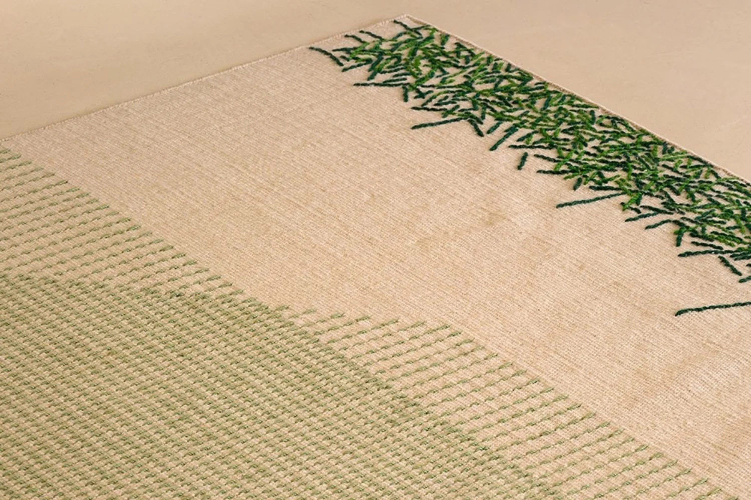 Tapete BACKSTITCH RUG CALM GREEN 04