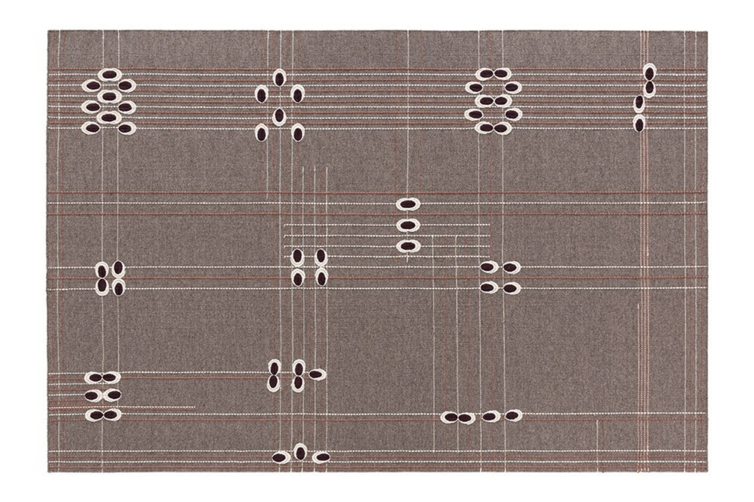 Tapete BLOOM RUG DARK GREY 01