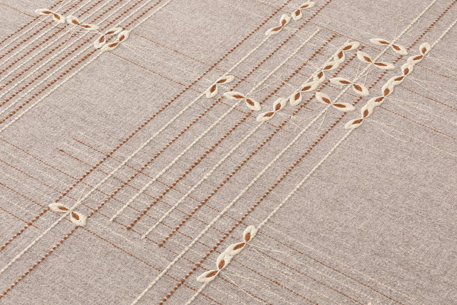 Tapete BLOOM RUG LIGHT GREY 03