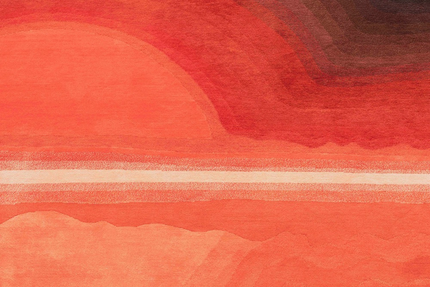 Tapete IBIZA SUNSET RUG RED 04