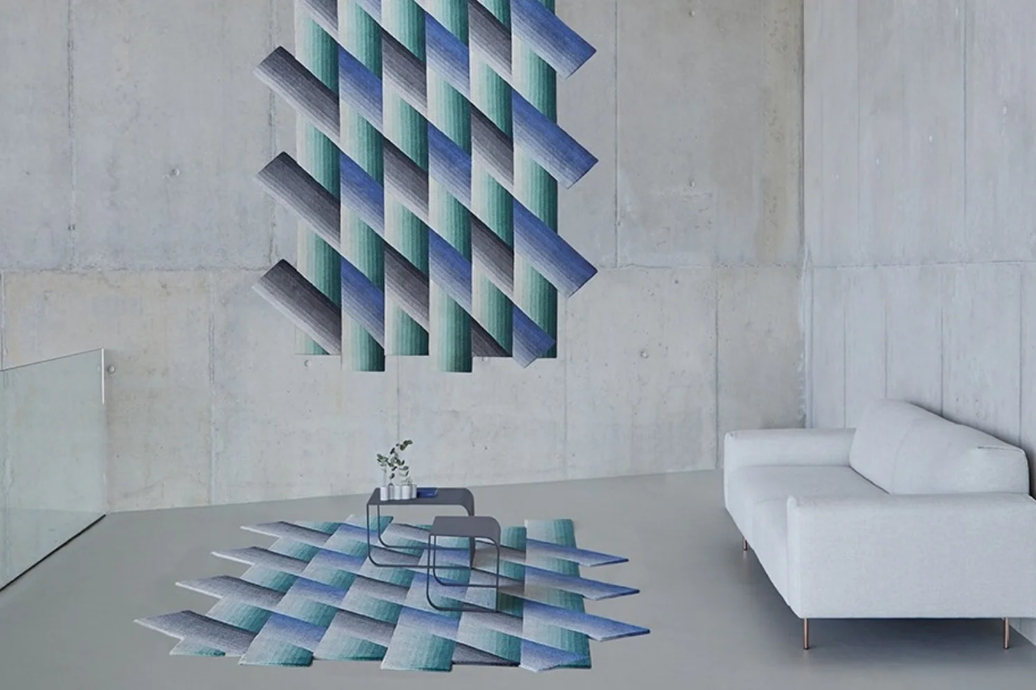 Tapete MIRAGE RUG BLUE 01