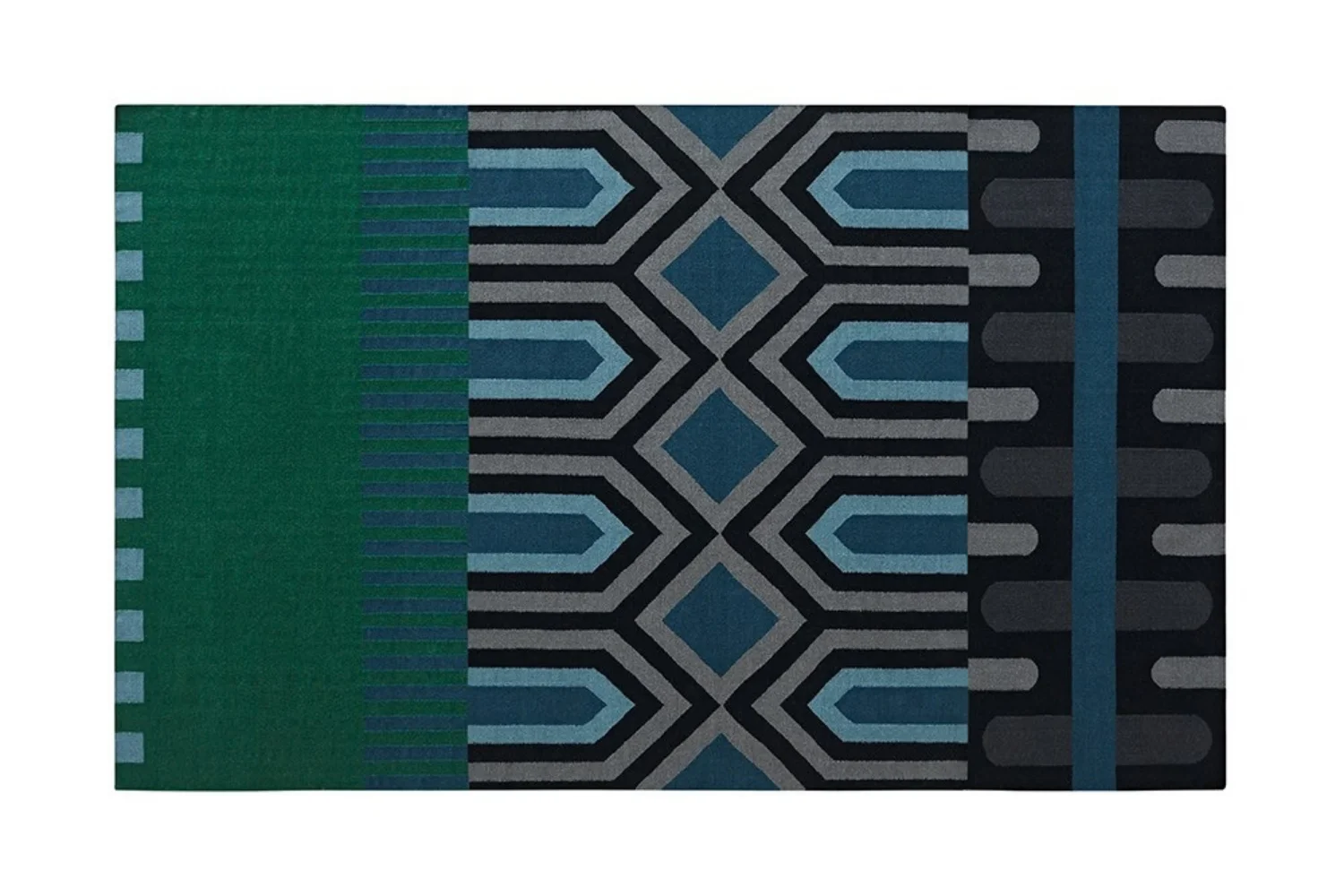 Tapete NDEBELE RUG GREEN 01