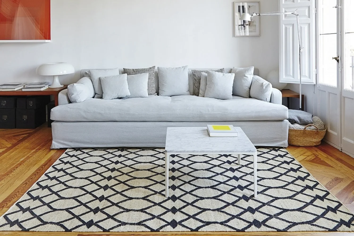 Tapete RODAS RUG BLACK 01