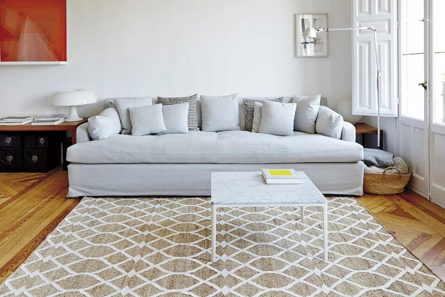 Tapete RODAS RUG WHITE 01