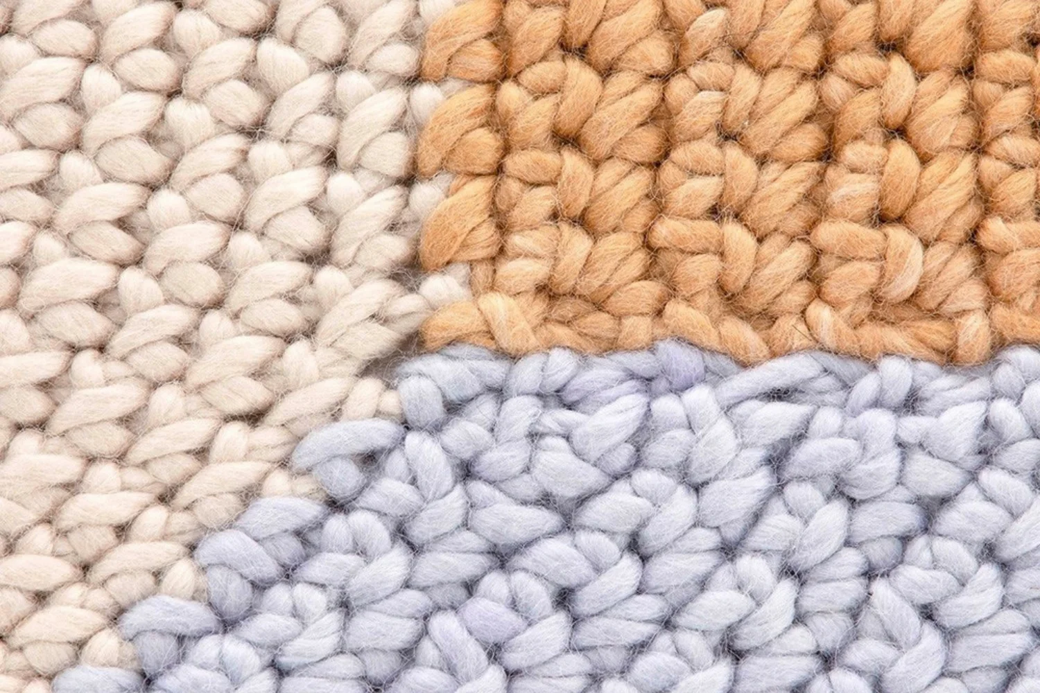 Tapete THE CROCHET COLLECTION RUG MONO BEIGE 03