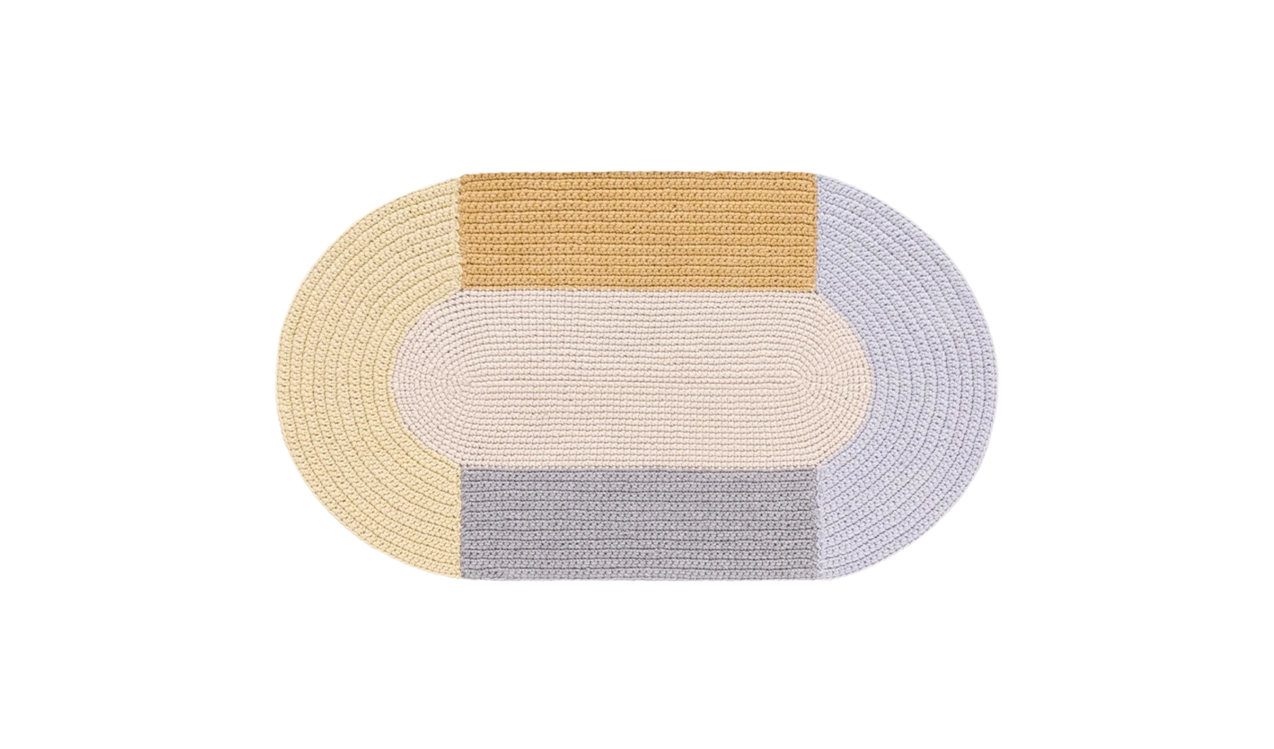 Tapete THE CROCHET COLLECTION RUG MONO BEIGE