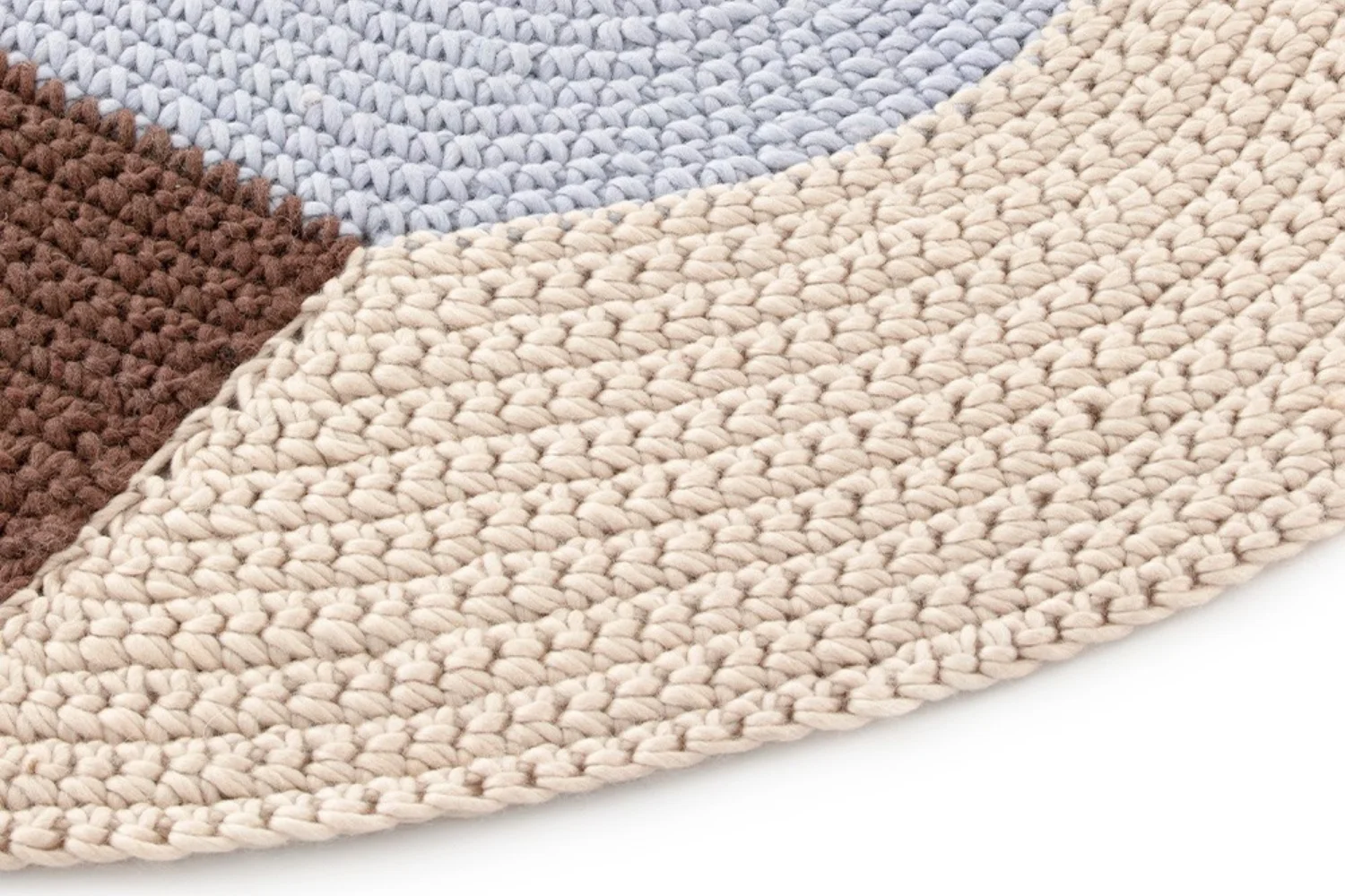 Tapete THE CROCHET COLLECTION RUG MONO BLUE 02
