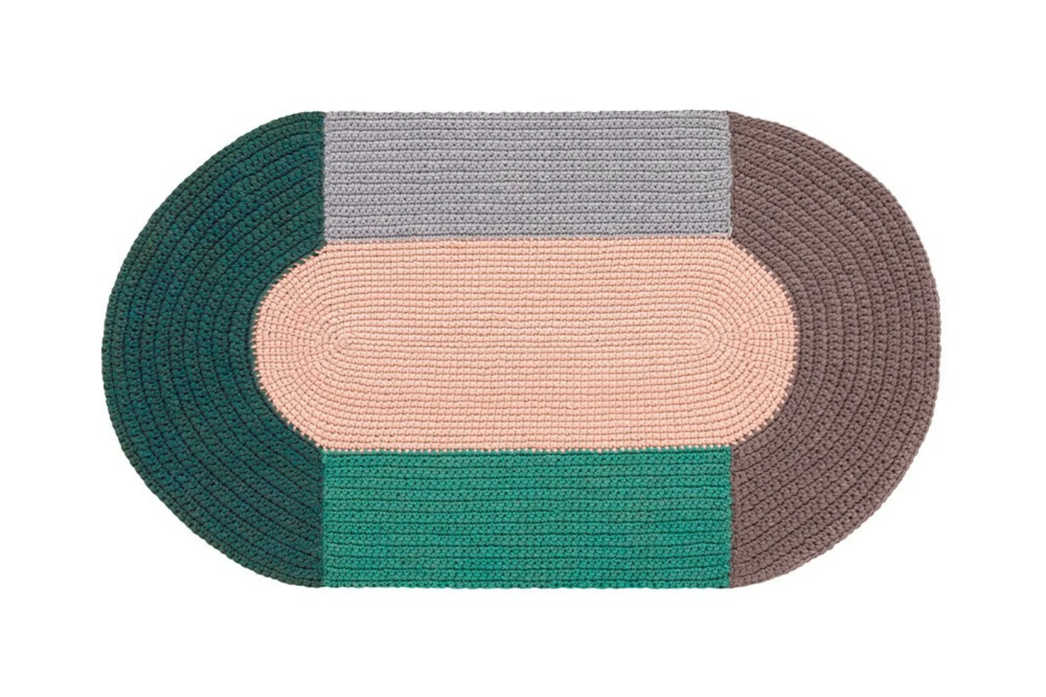 Tapete THE CROCHET COLLECTION RUG MONO PINK 01