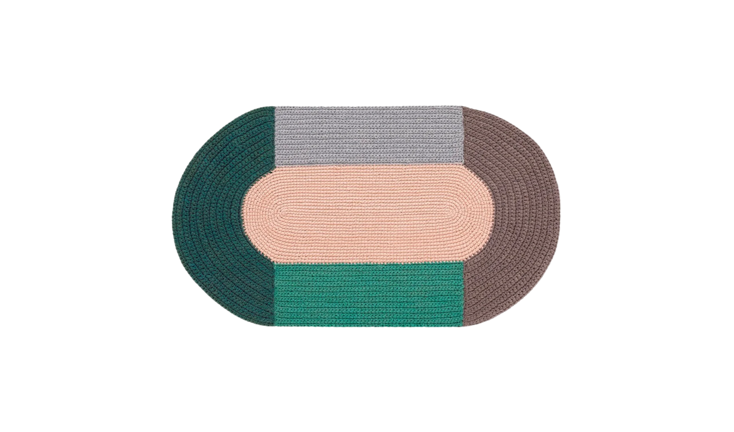 Tapete THE CROCHET COLLECTION RUG MONO PINK